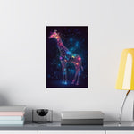 Constellation Giraffe Poster