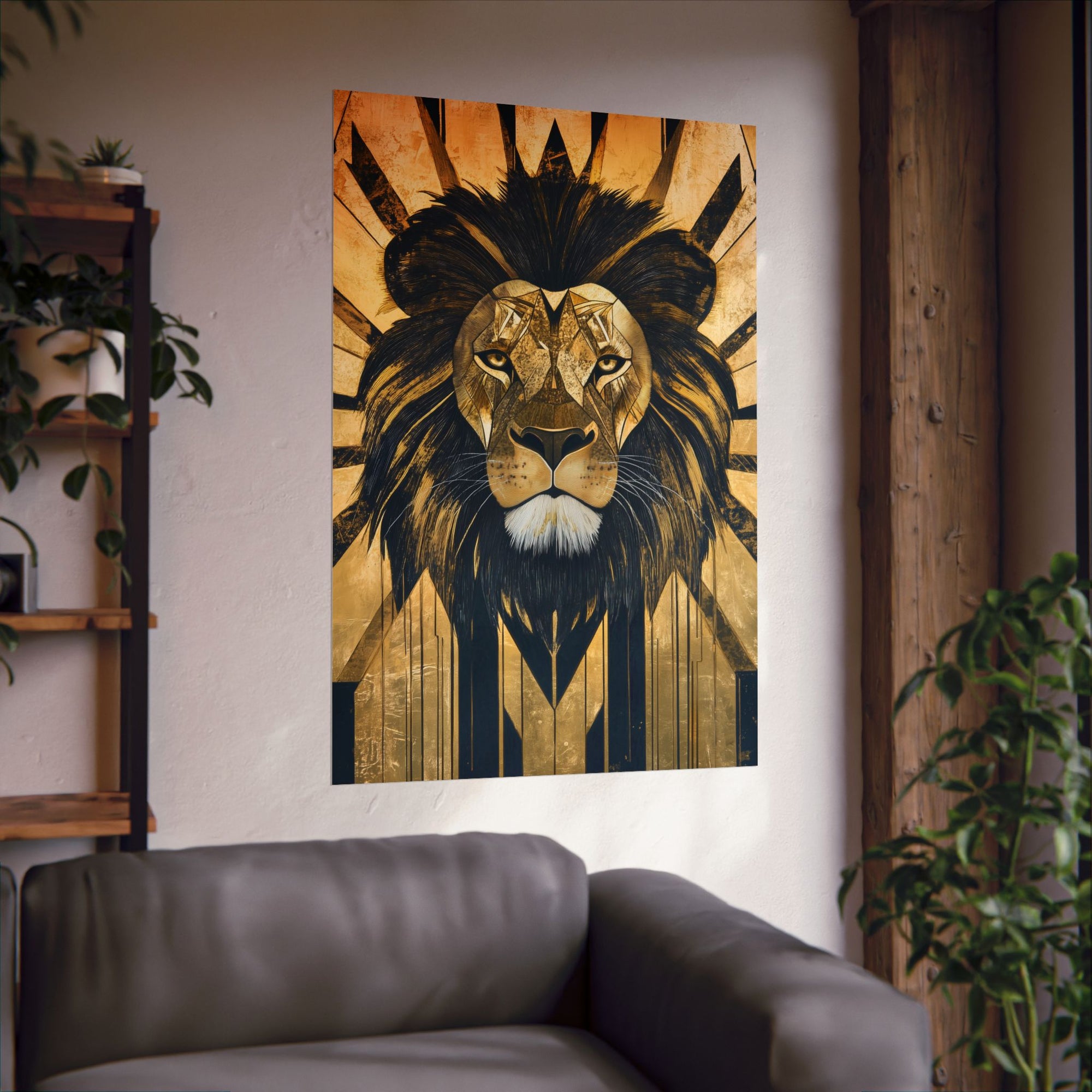 Gilded Lion Poster