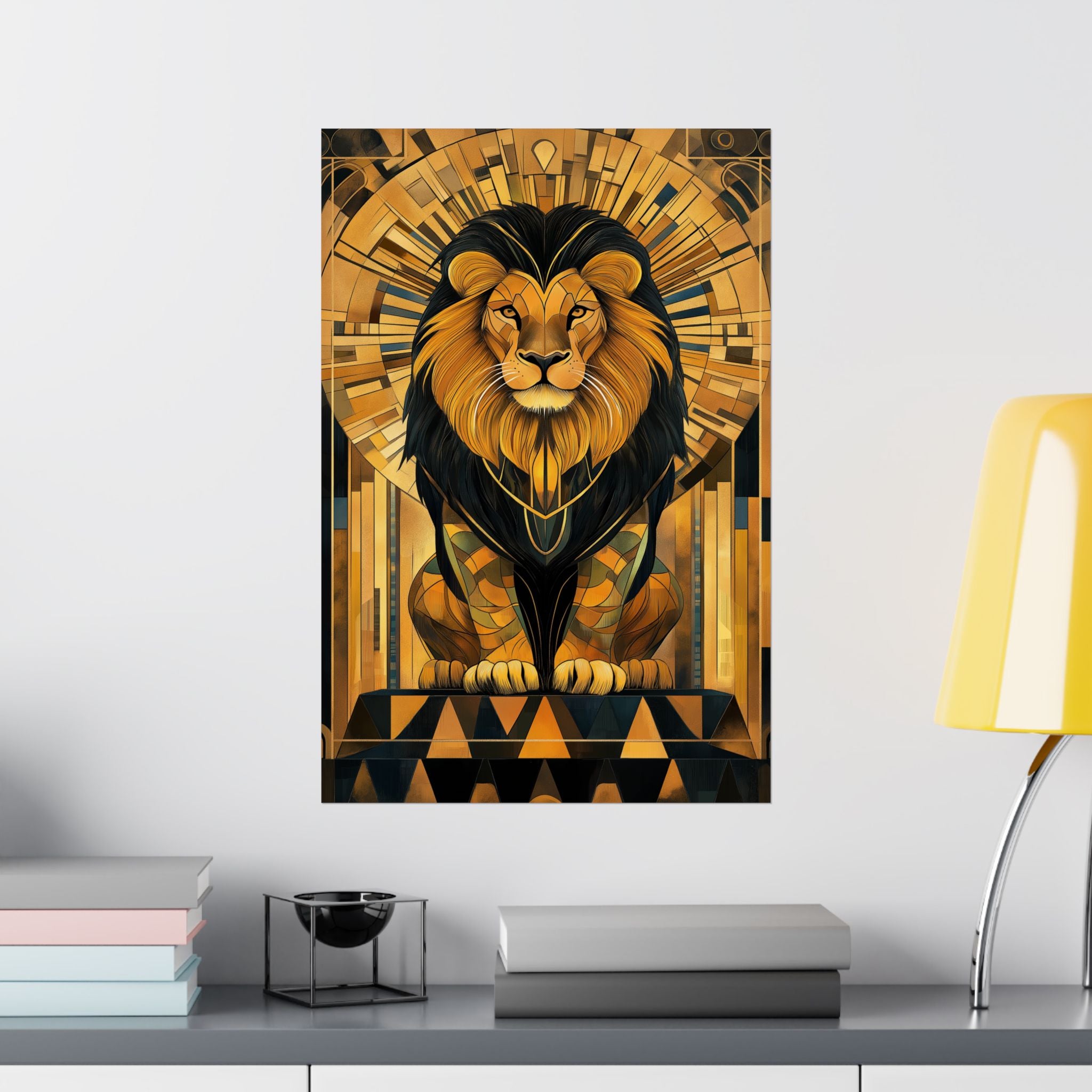 Gilded Lion Poster