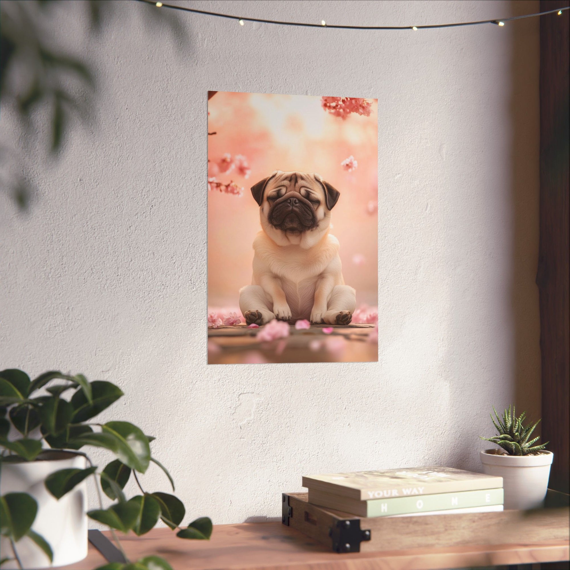 Zen Pug Poster