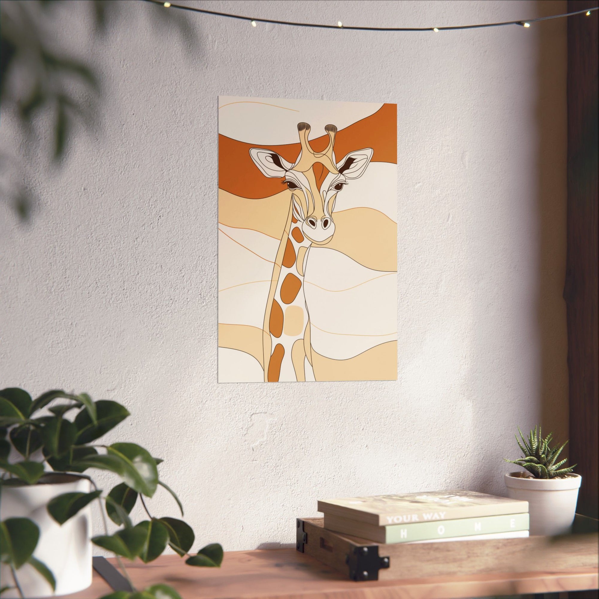 Essence of Giraffe Poster