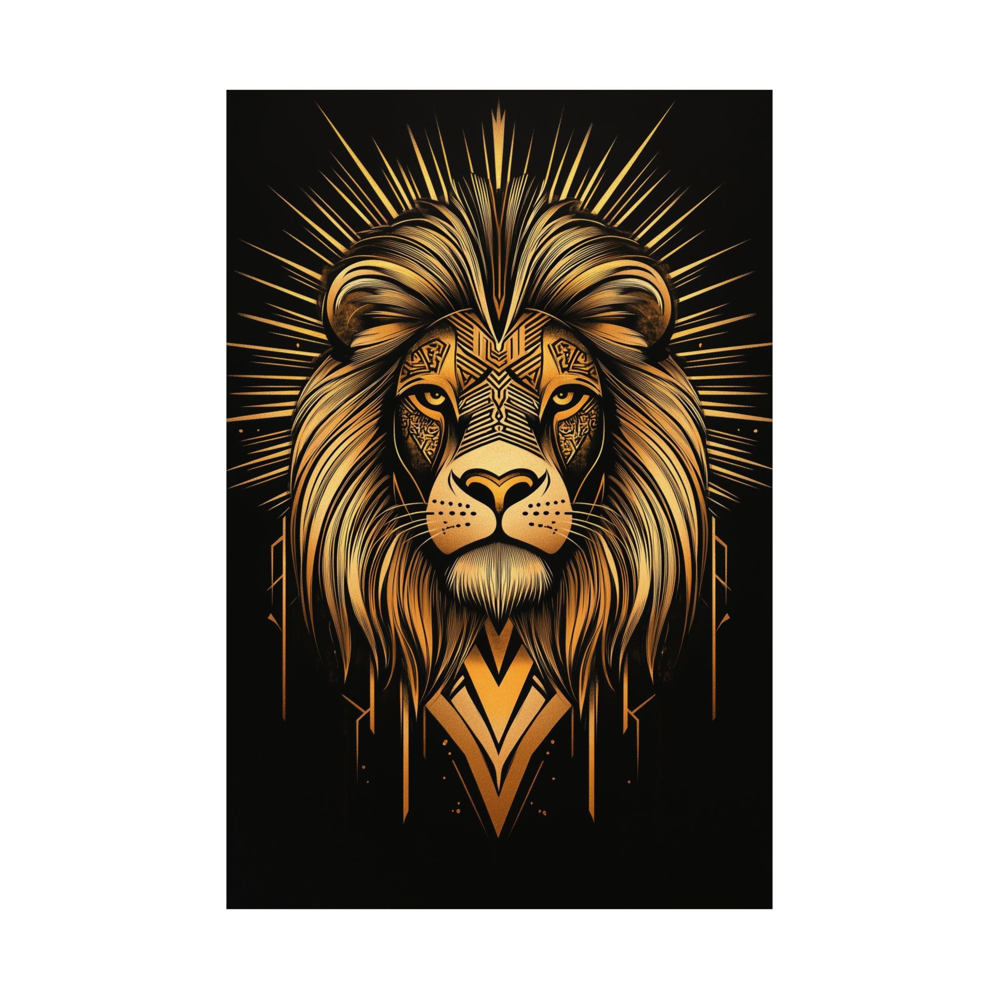 Gilded Lion Poster