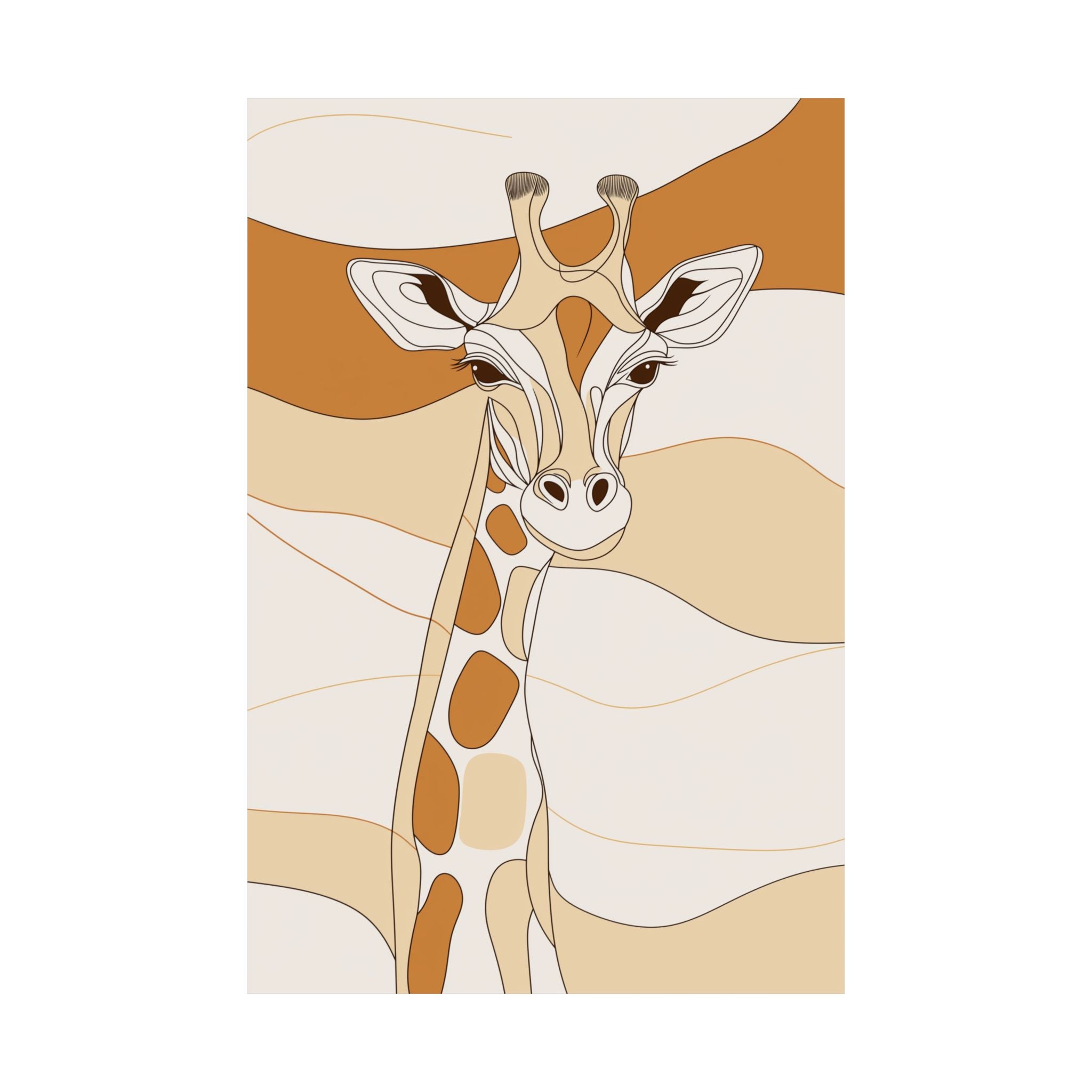 Essence of Giraffe Poster