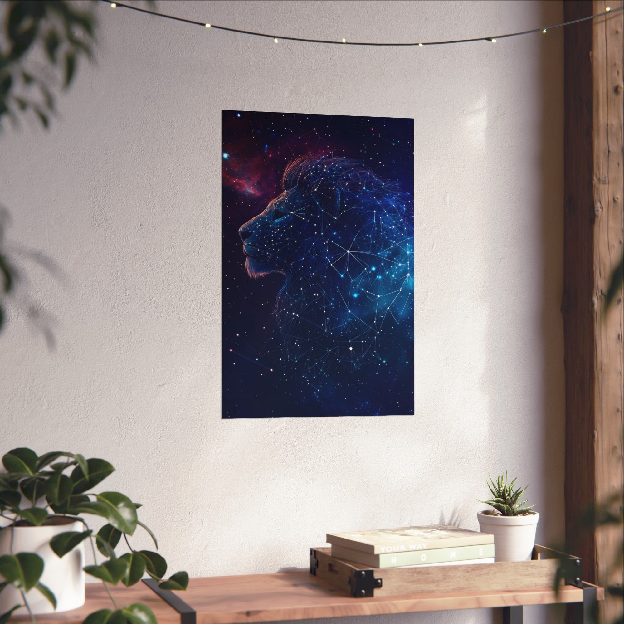 Constellation Lion Poster