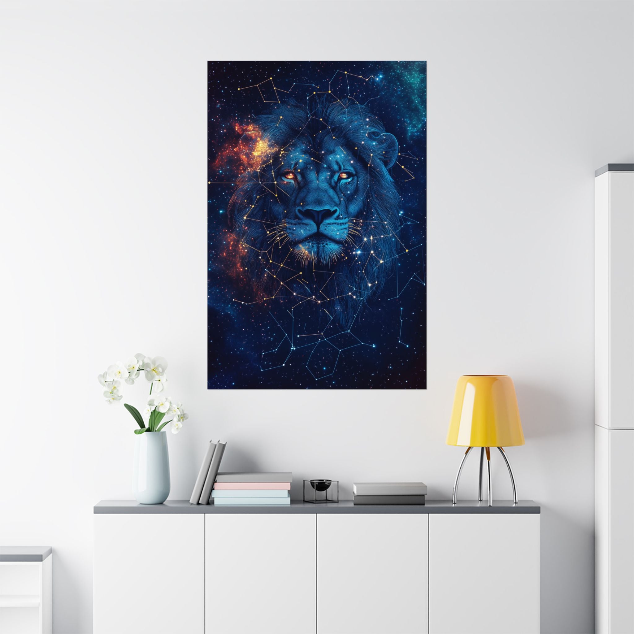 Constellation Lion Poster