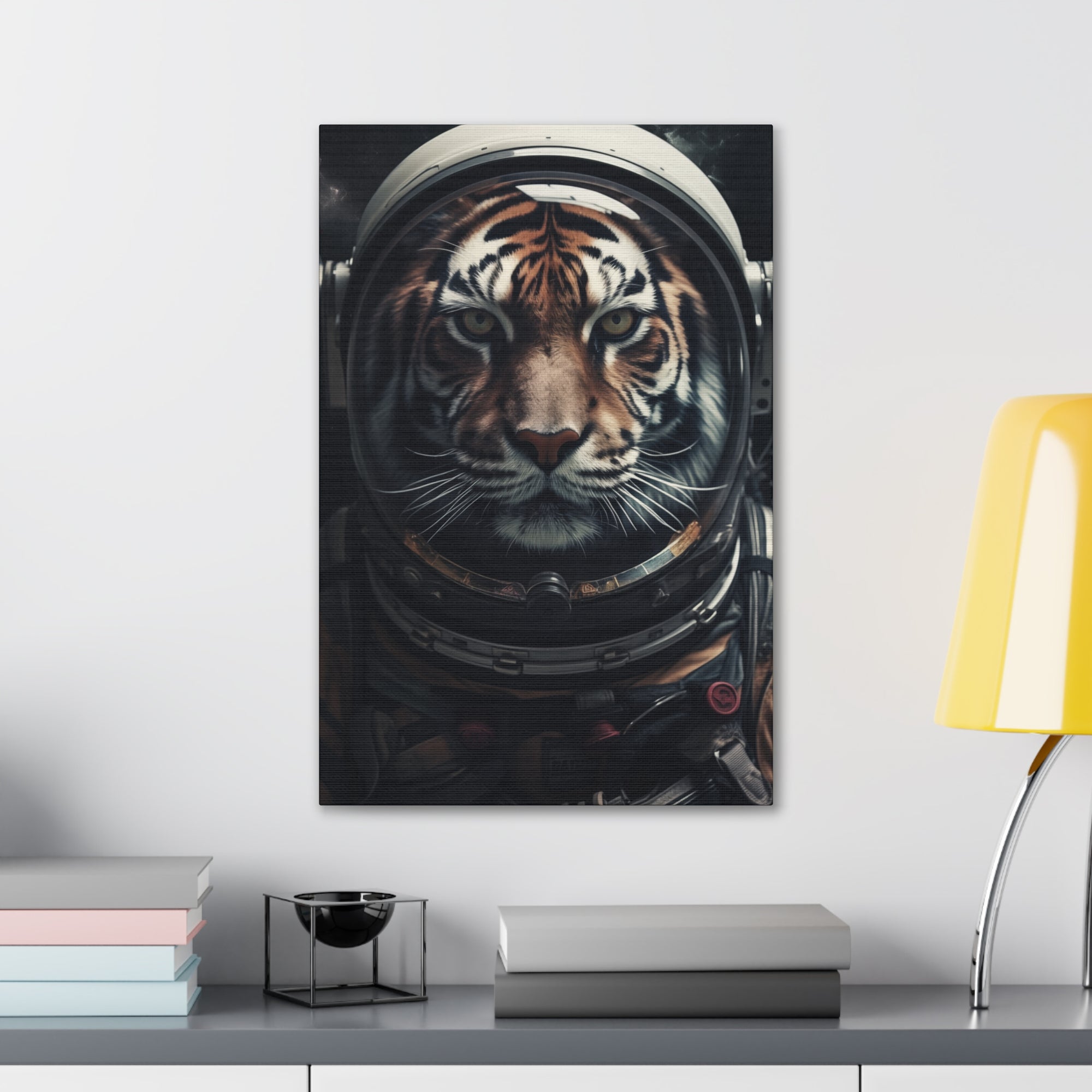 AstroTiger Canvas Wall Art - SynthFrame