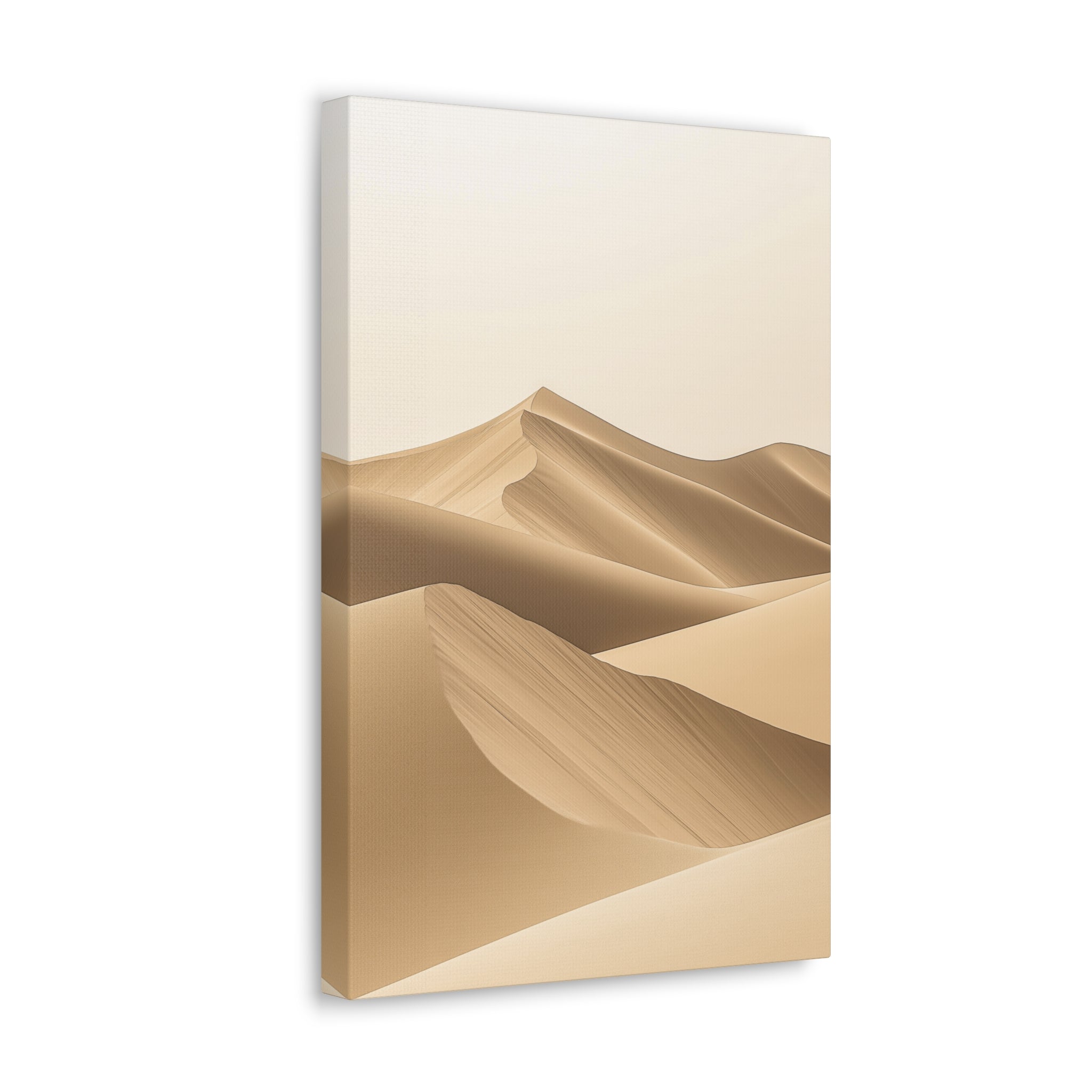 Minimalist Desert Dunes Canvas Wall Art - SynthFrame