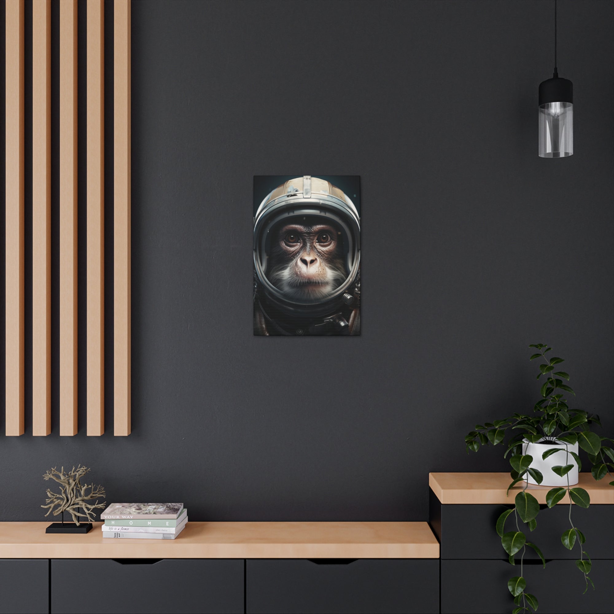 AstroMonkey Canvas Wall Art - SynthFrame