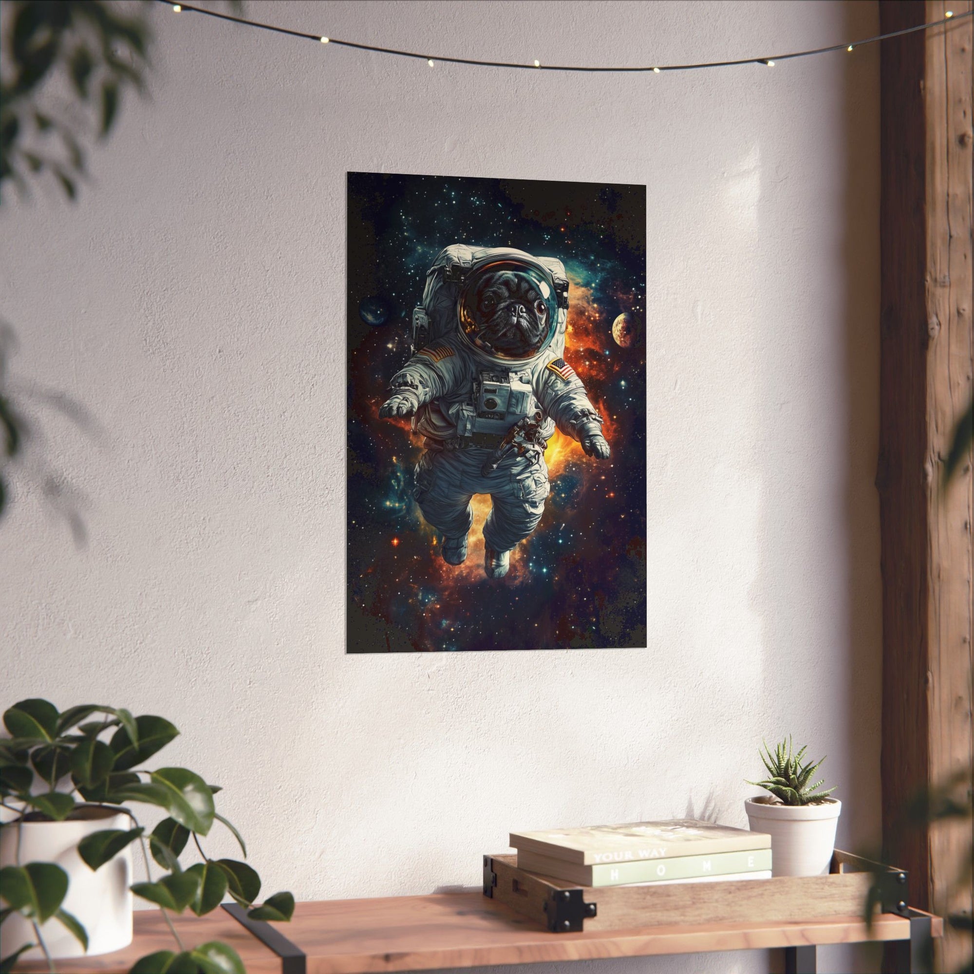 Cosmic Pug Poster