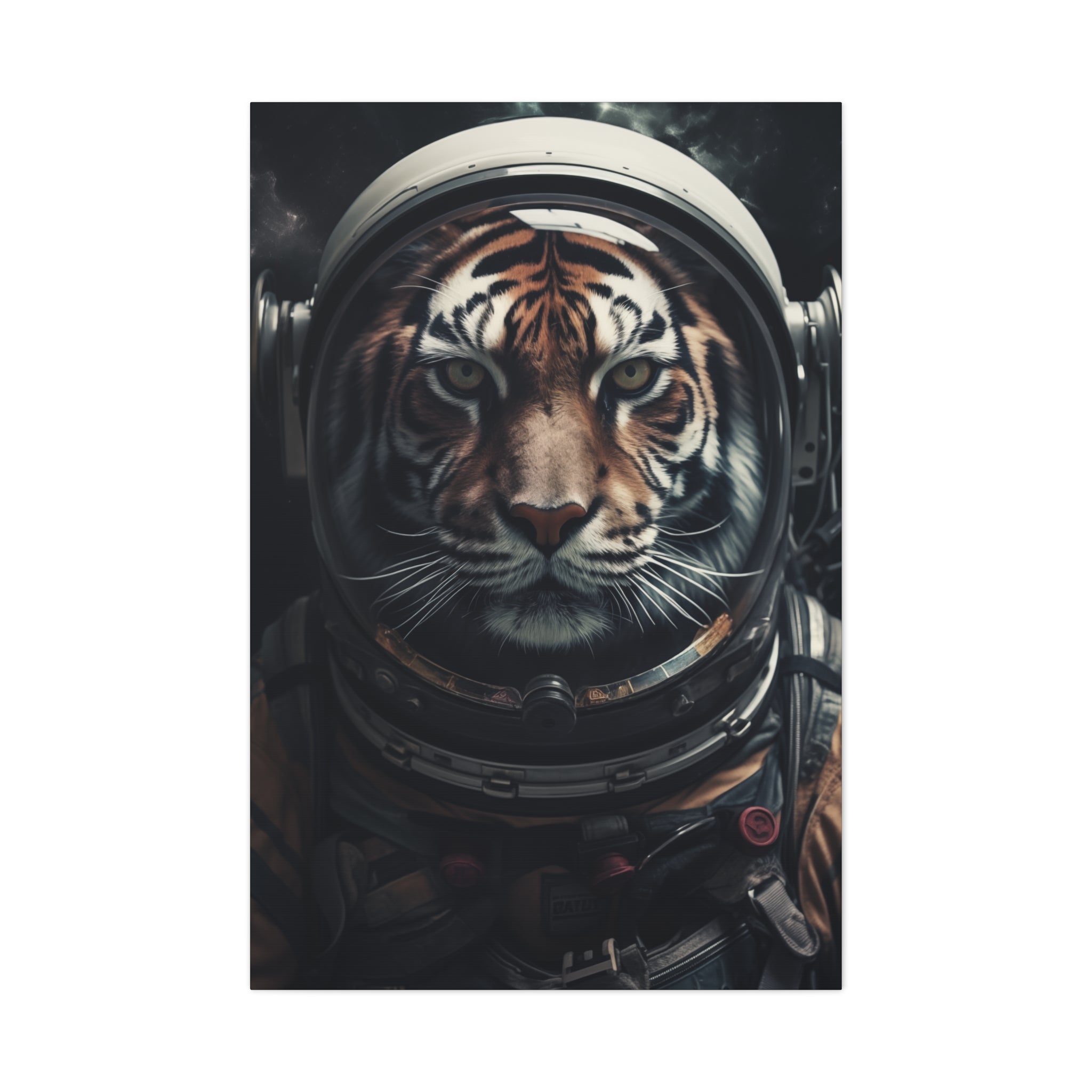 AstroTiger Canvas Wall Art - SynthFrame