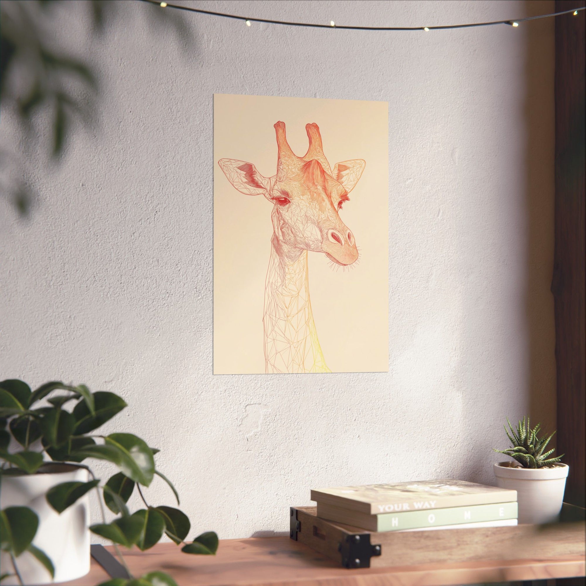 Essence of Giraffe Poster