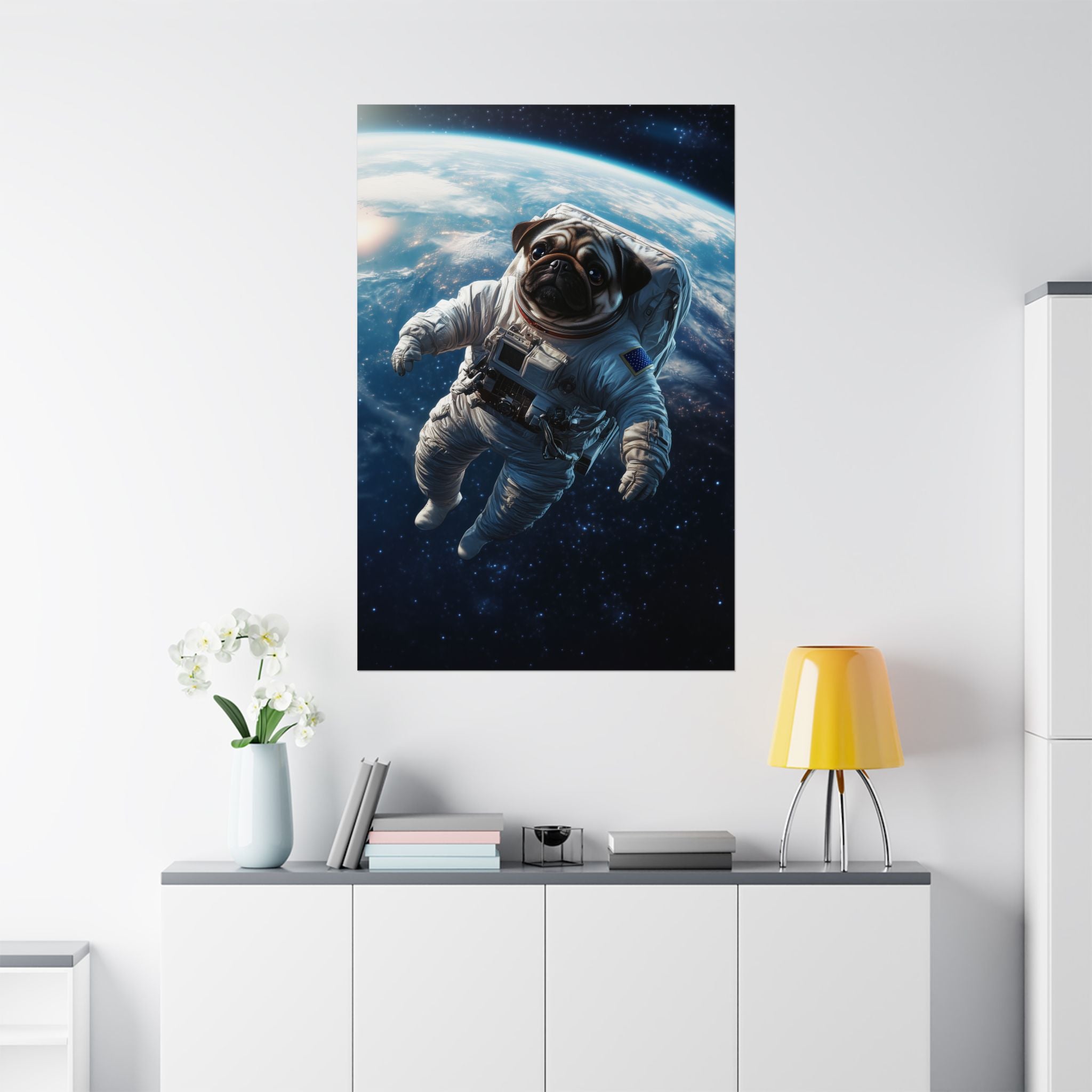 Cosmic Pug Poster