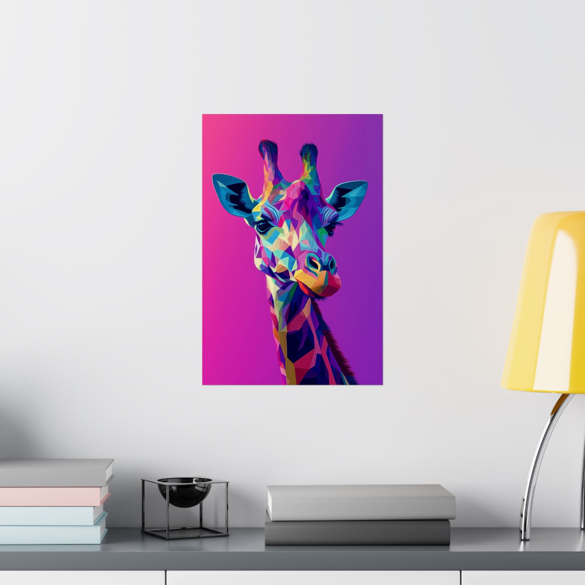 Crystalline Giraffe Poster