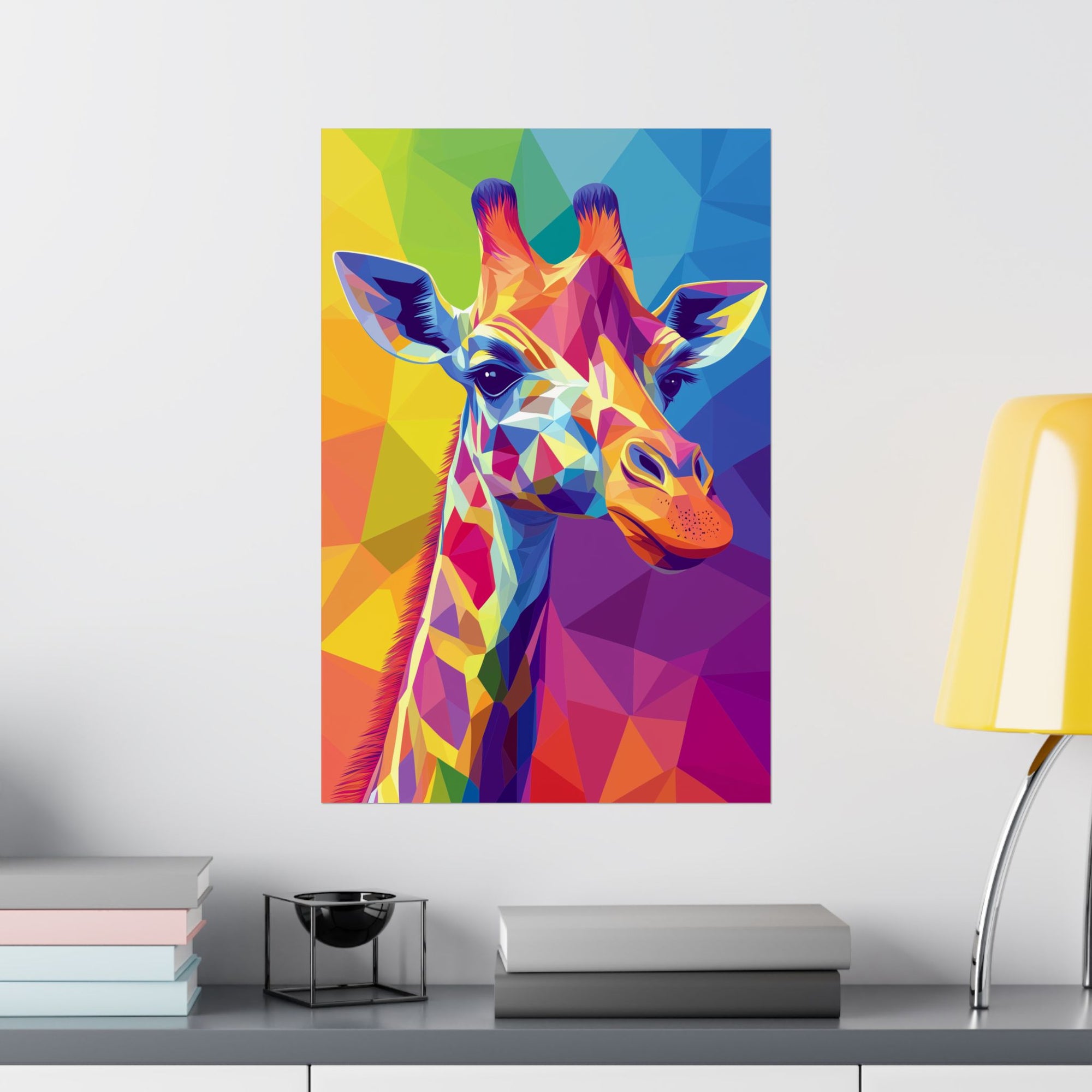 Crystalline Giraffe Poster