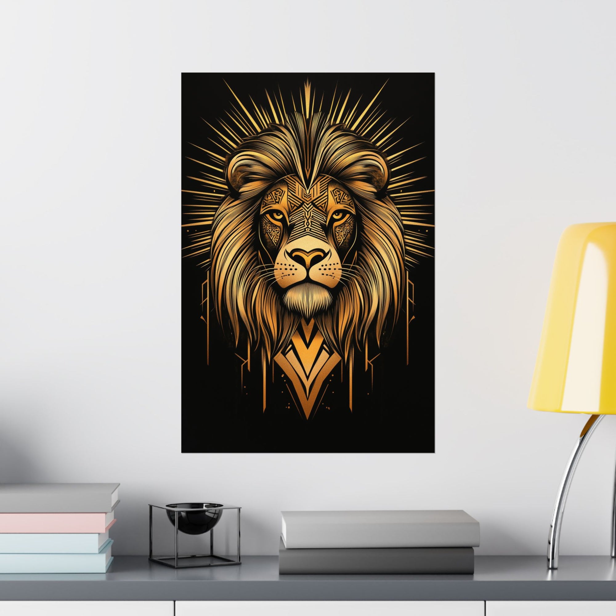 Gilded Lion Poster