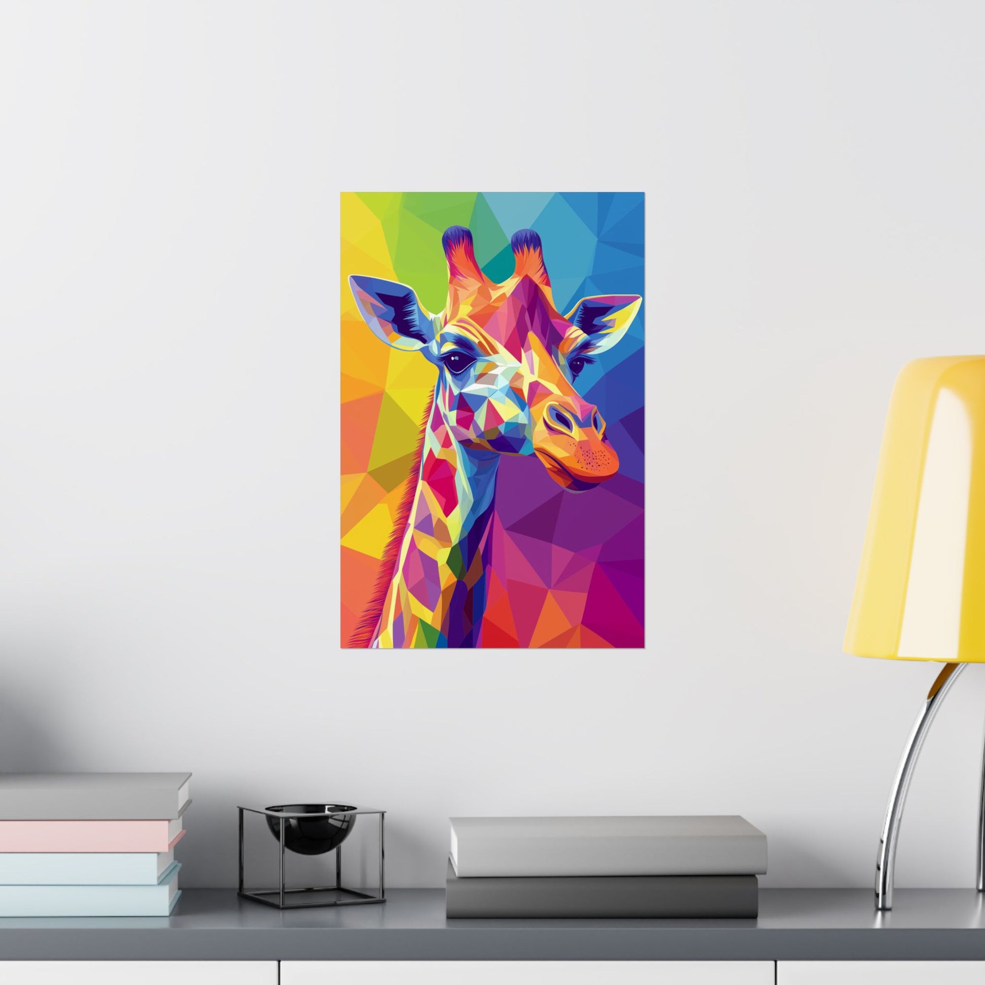 Crystalline Giraffe Poster