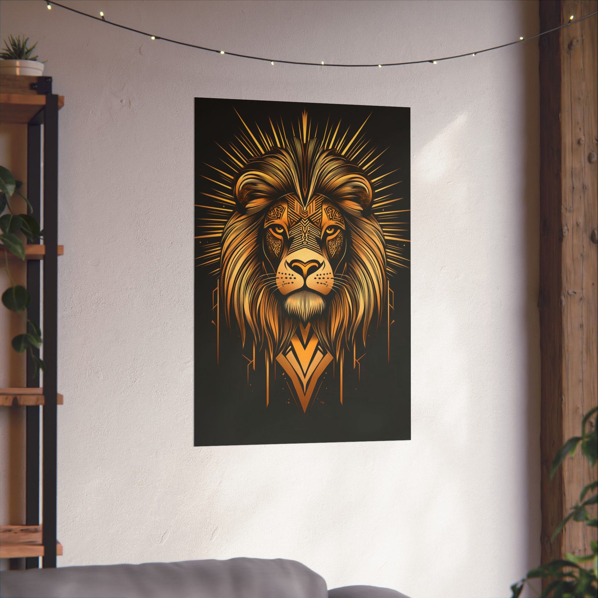 Gilded Lion Poster