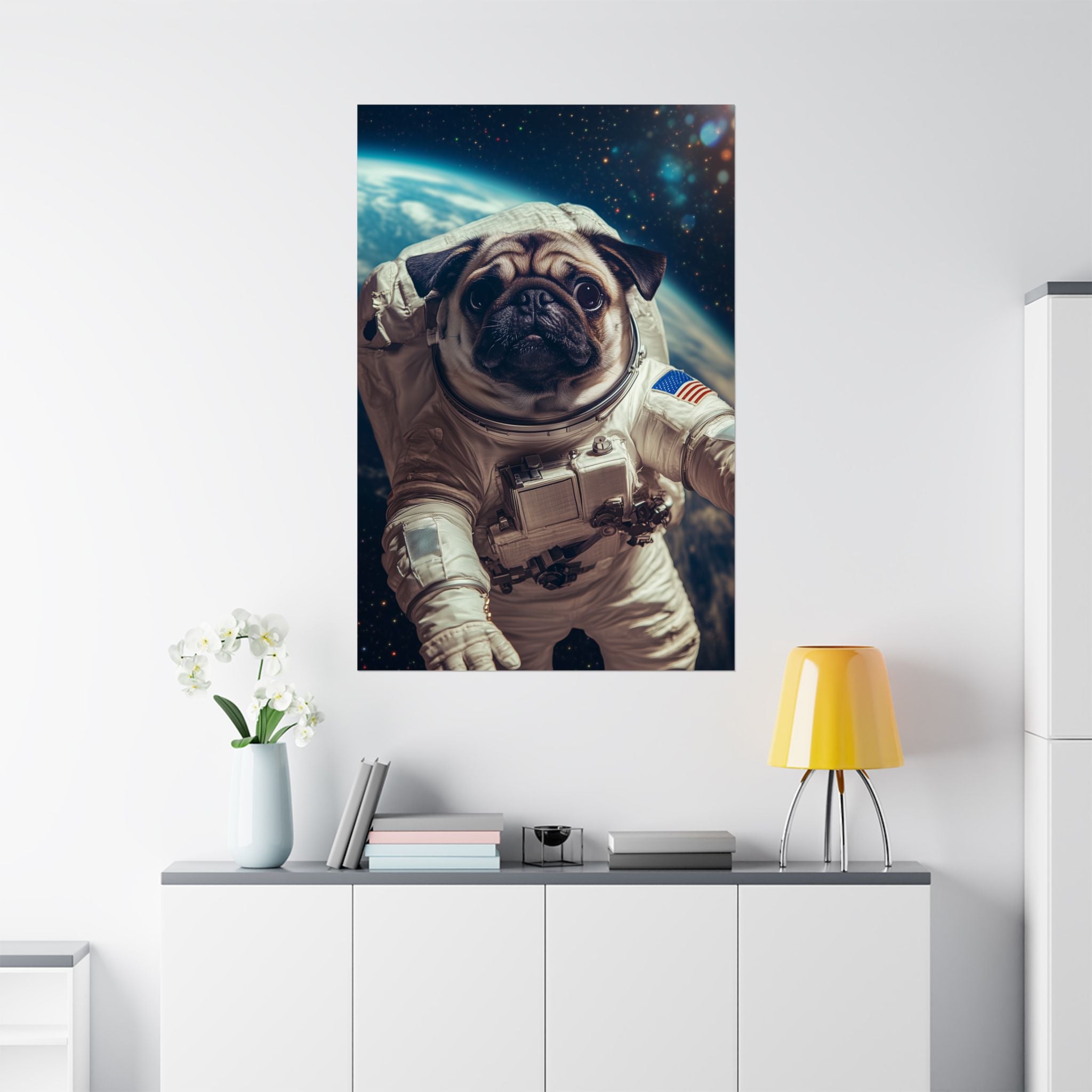 Cosmic Pug Poster