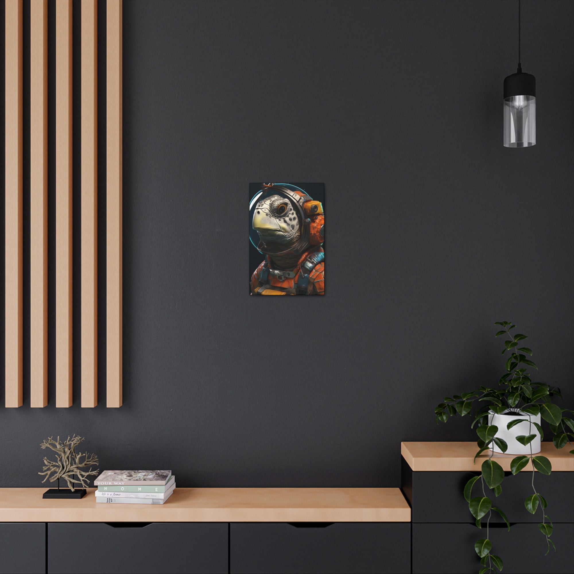 AstroTurtle 2 Canvas Wall Art - SynthFrame