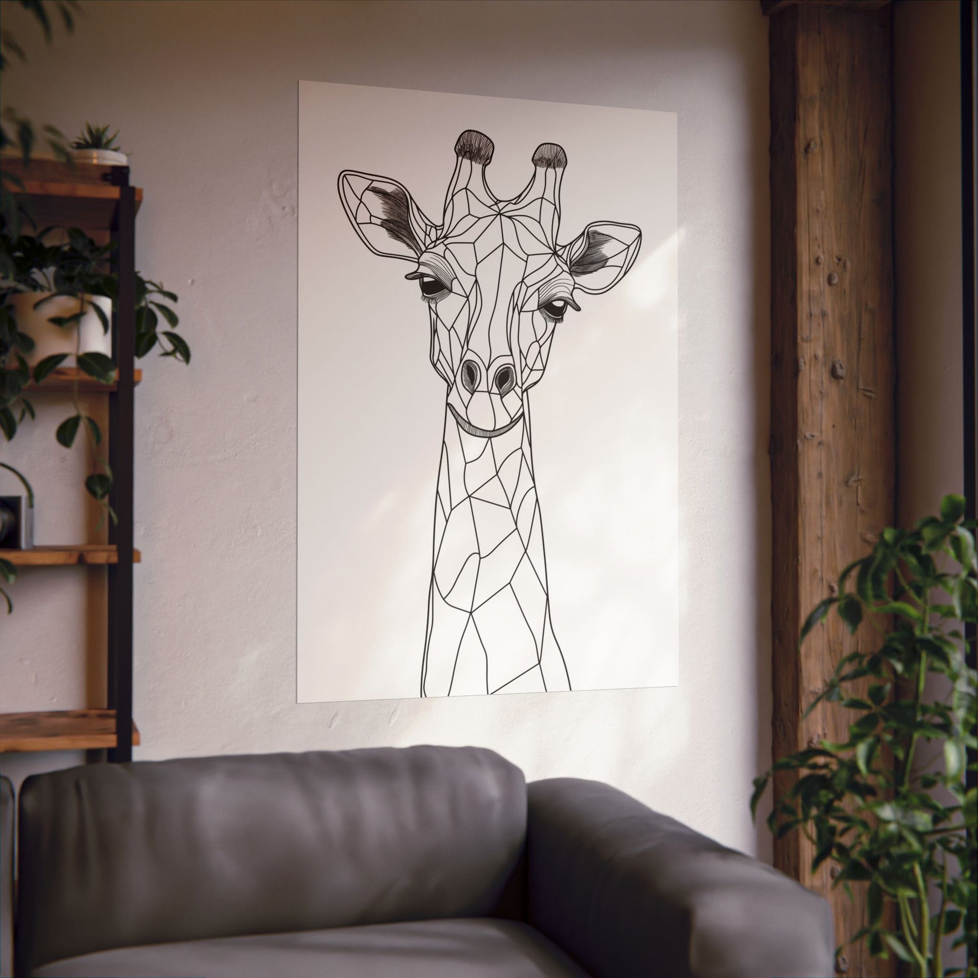 Essence of Giraffe Poster