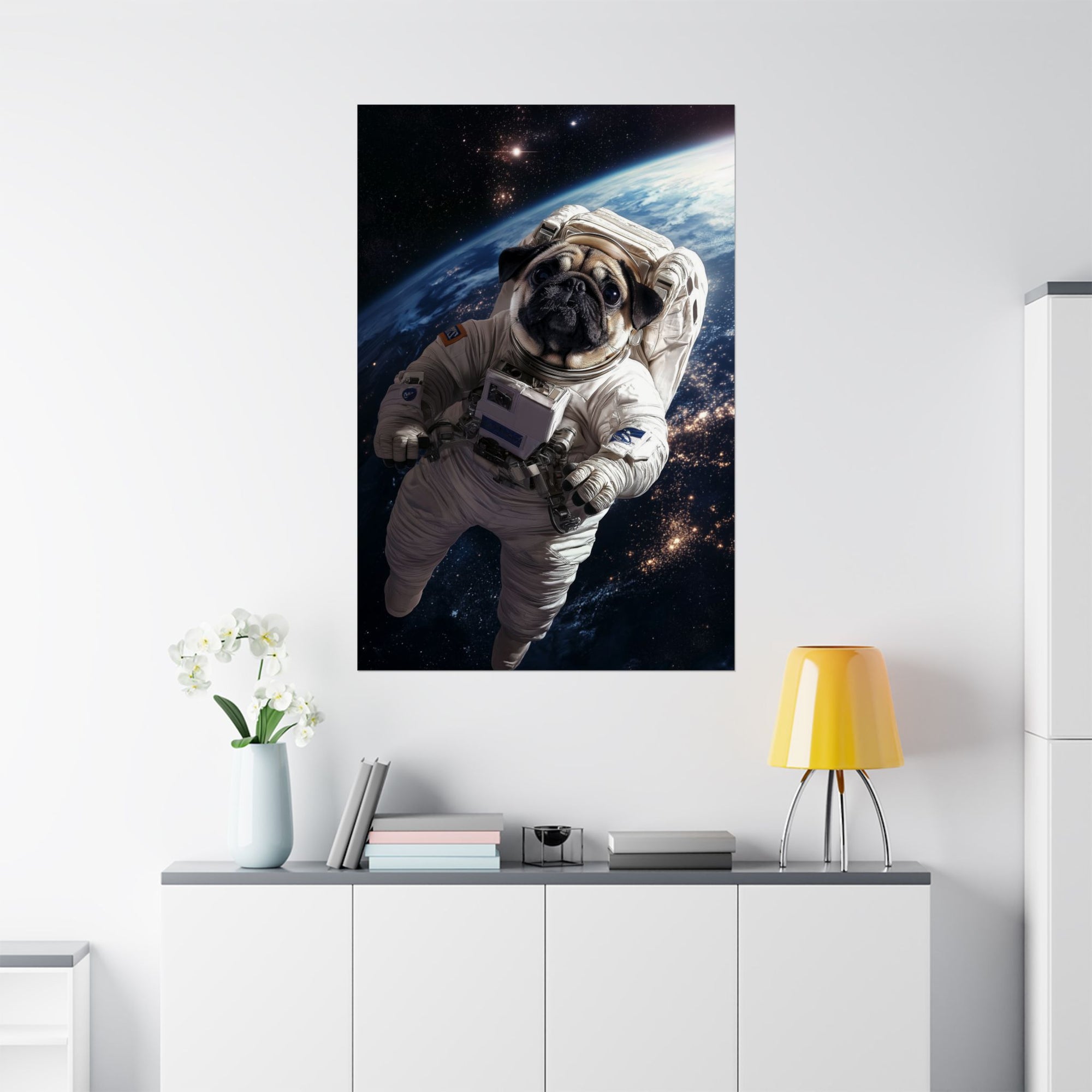 Cosmic Pug Poster