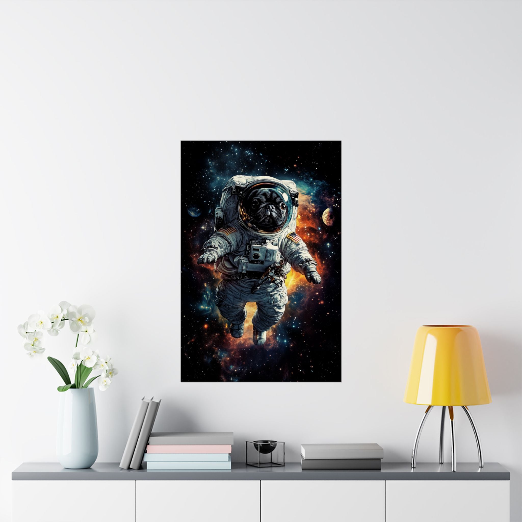 Cosmic Pug Poster