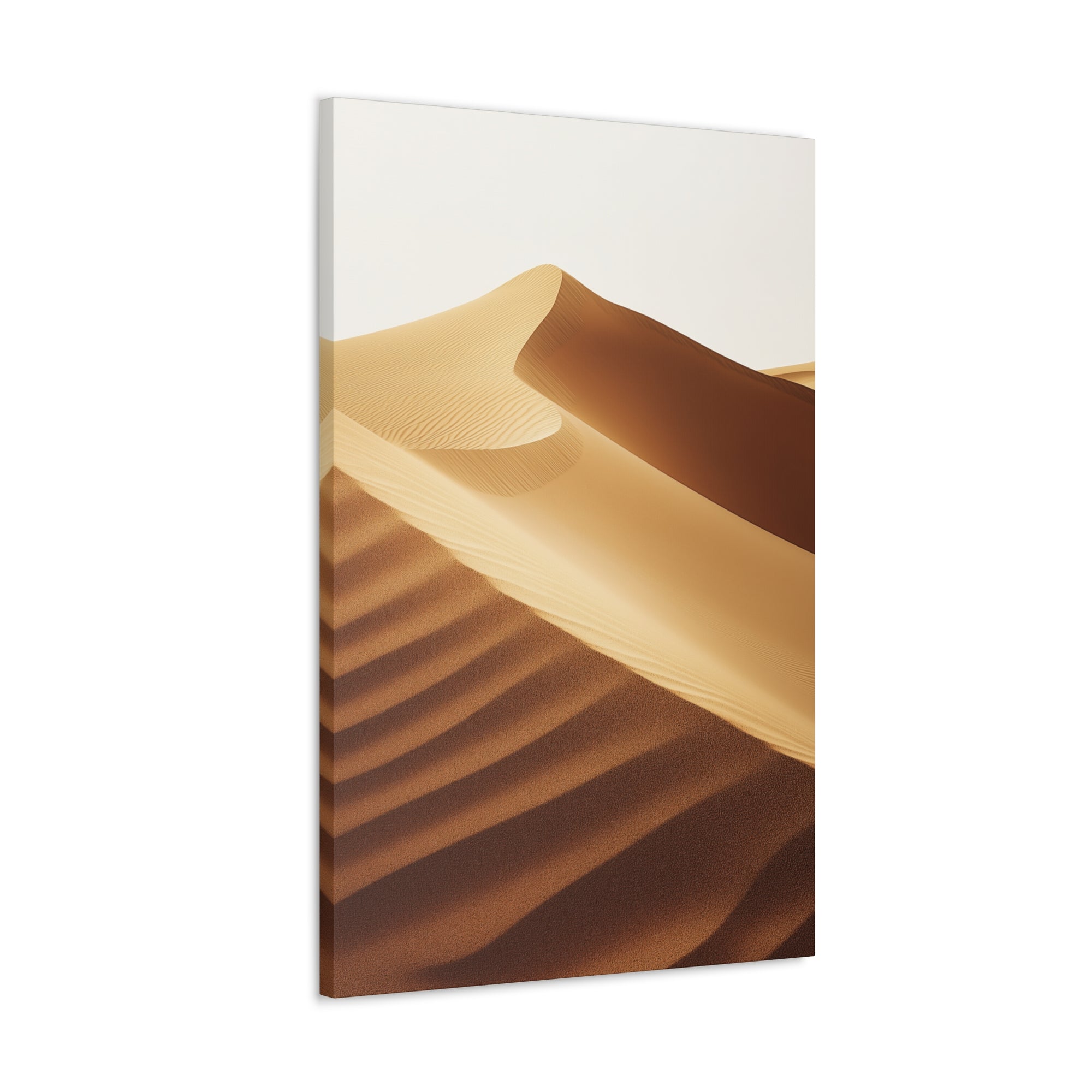 Minimalist Desert Dunes Canvas Wall Art - SynthFrame