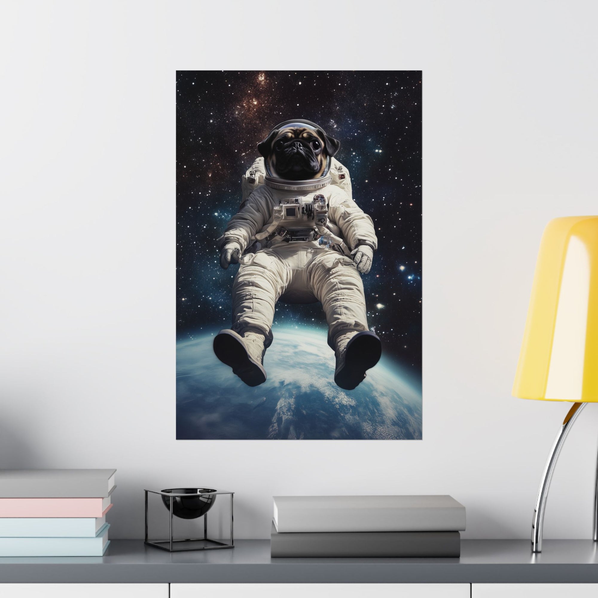 Cosmic Pug Poster