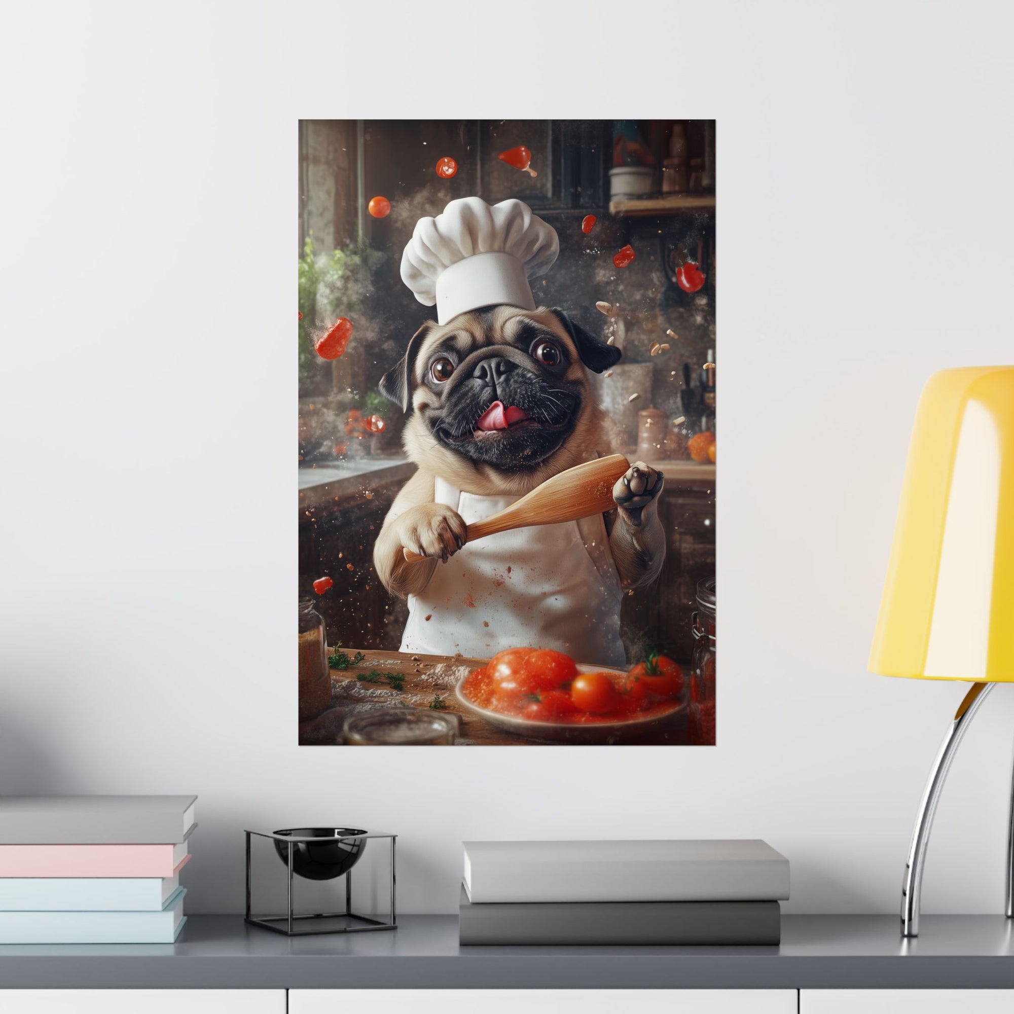 Chef Pug Poster