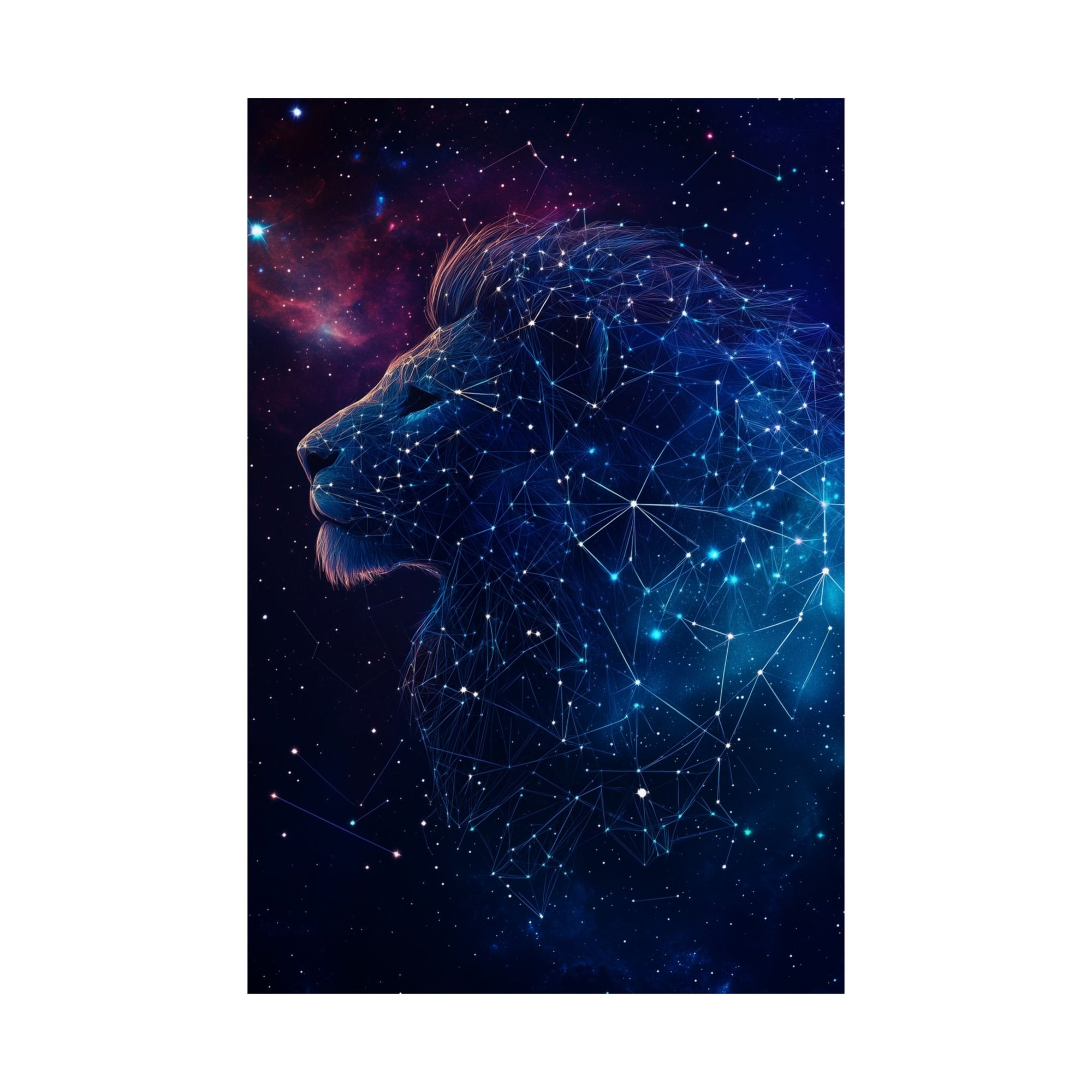 Constellation Lion Poster