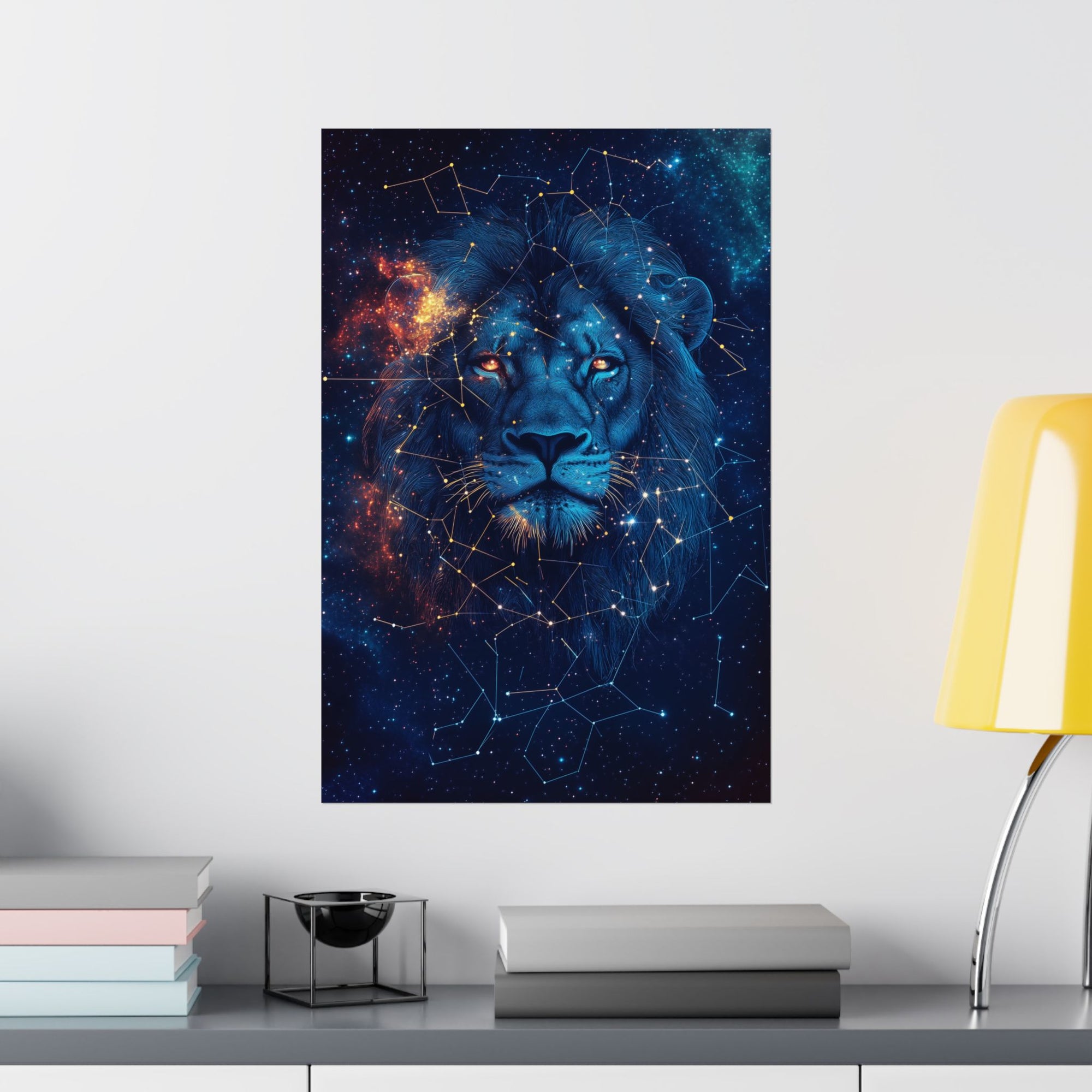 Constellation Lion Poster