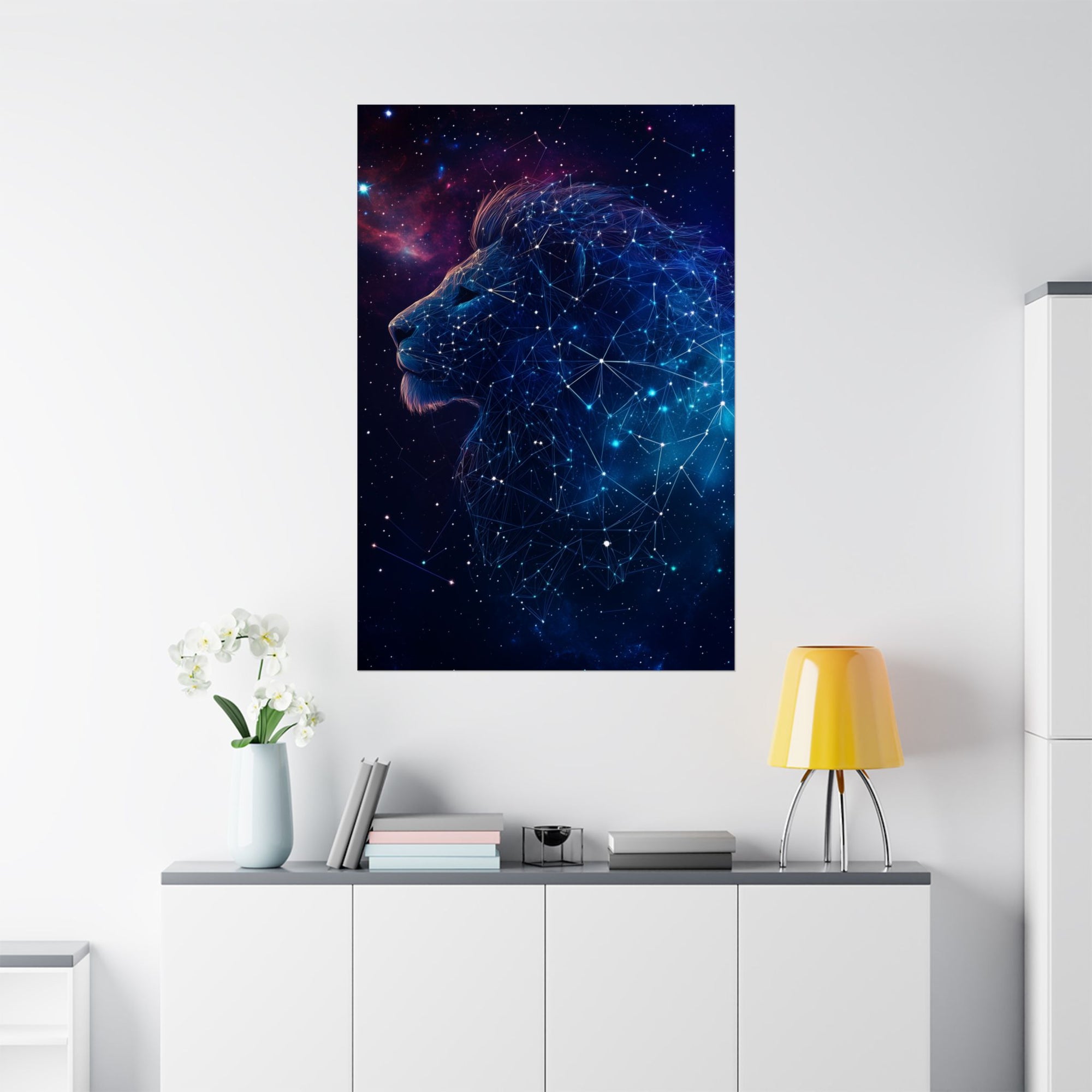 Constellation Lion Poster