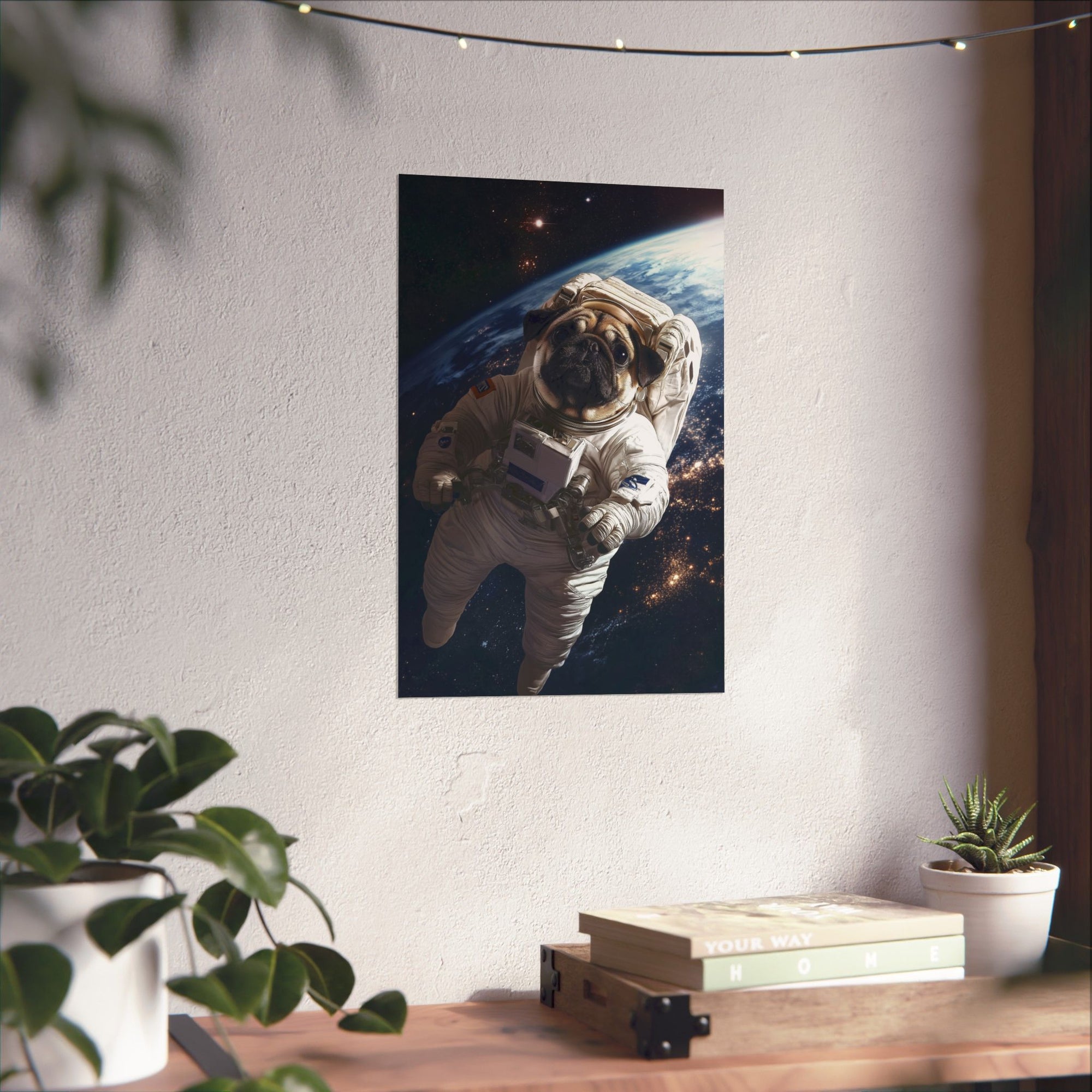 Cosmic Pug Poster