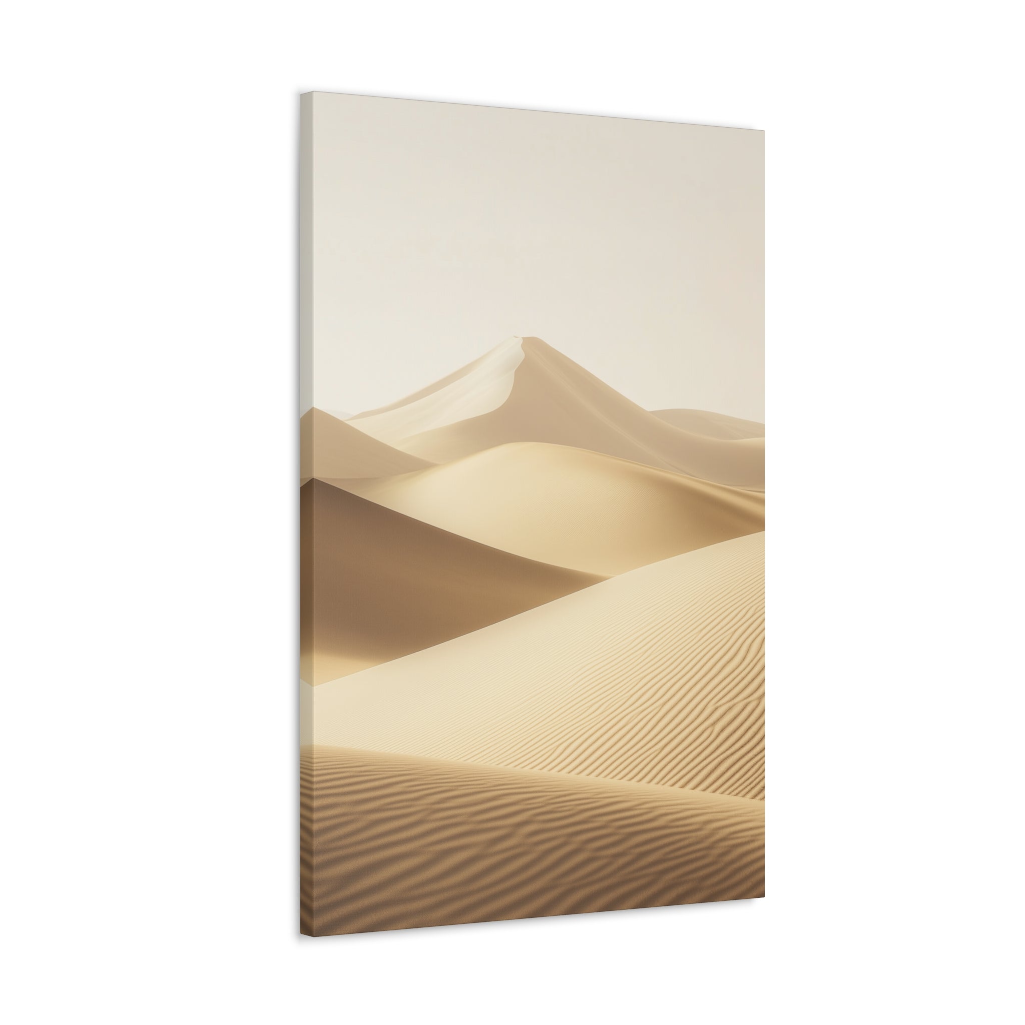 Minimalist Desert Dunes Canvas Wall Art - SynthFrame