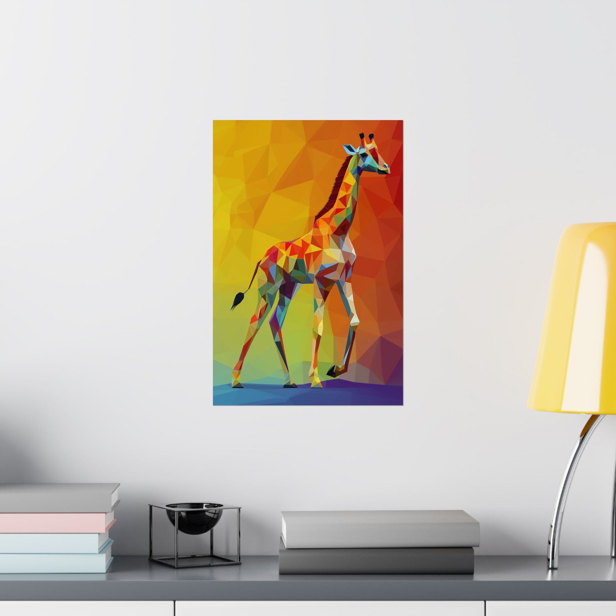 Crystalline Giraffe Poster