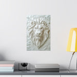 Folded Lion Poster