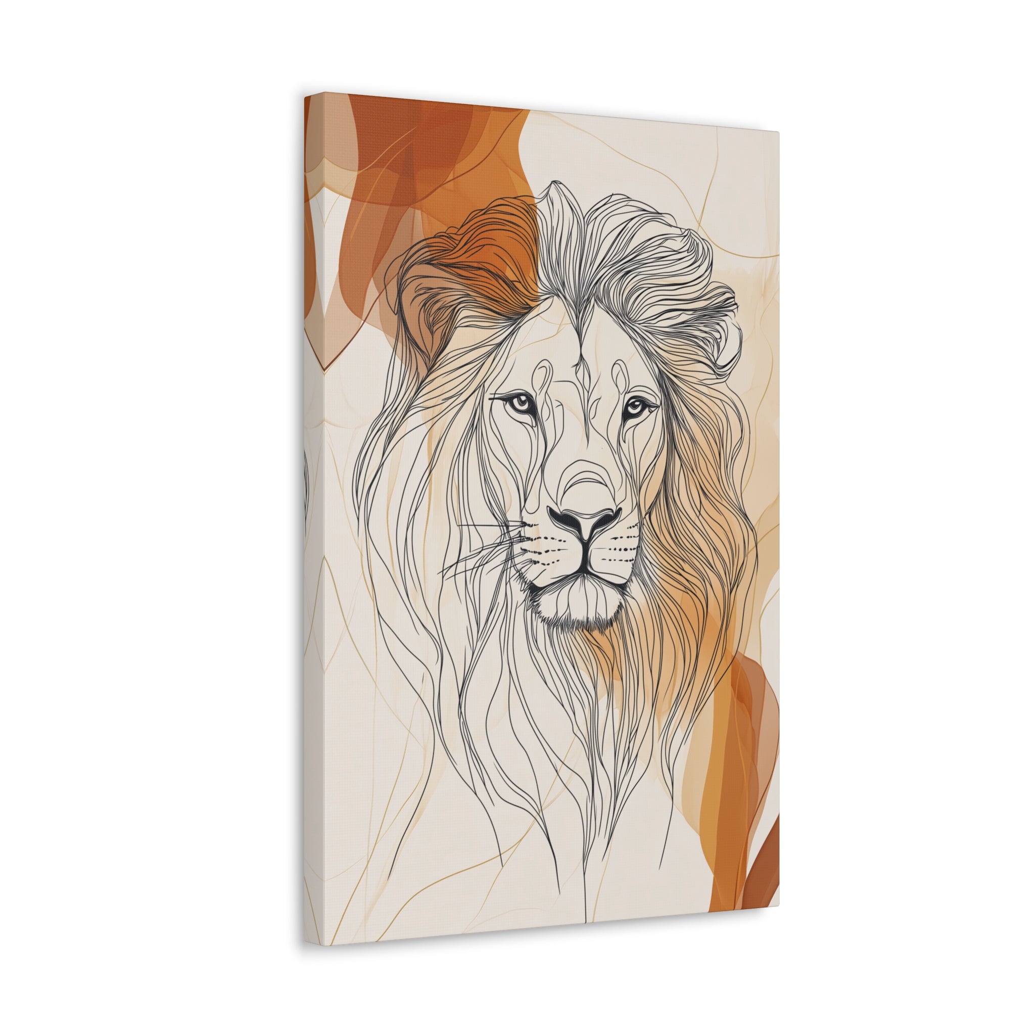 Essence of Lion Canvas Wall Art - SynthFrame