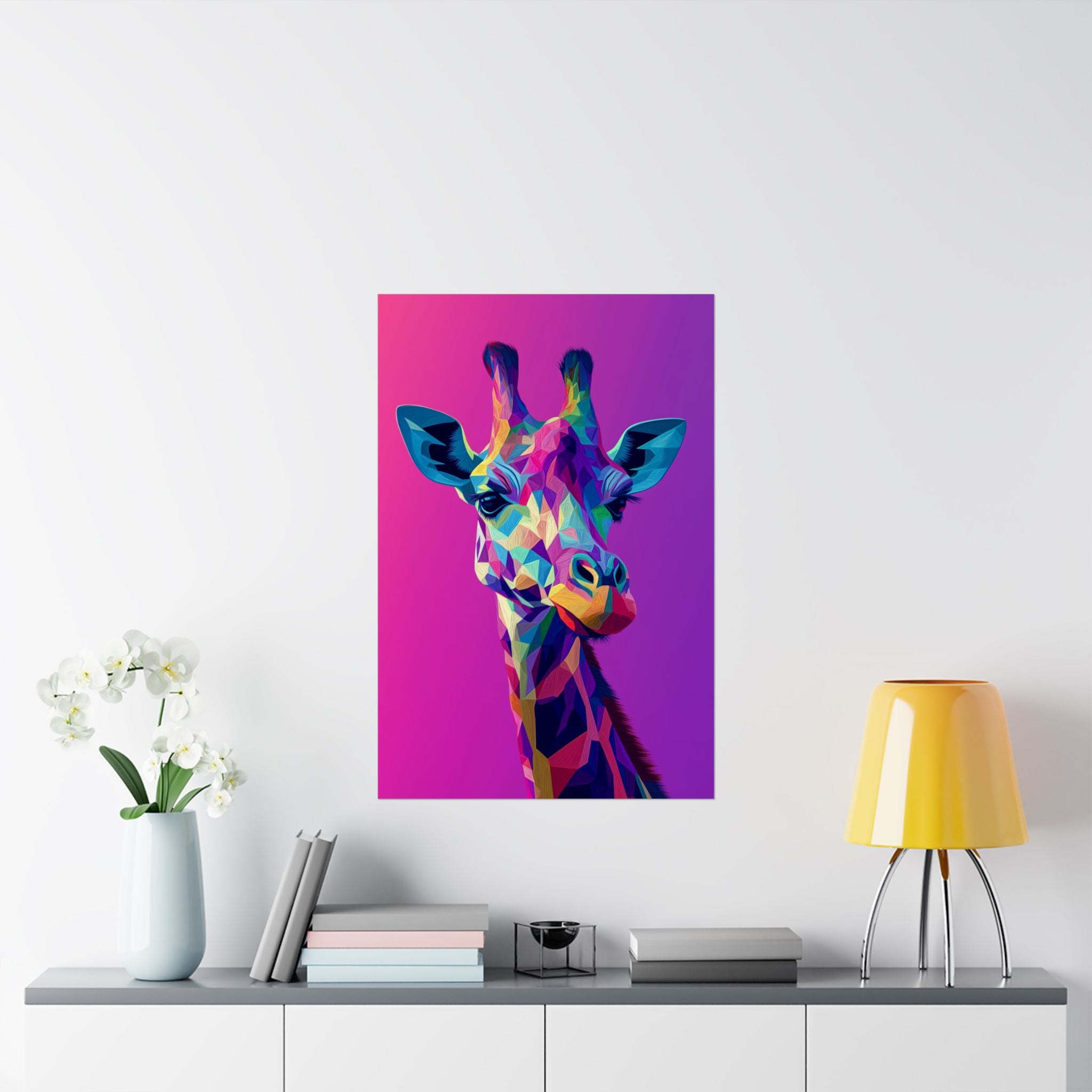 Crystalline Giraffe Poster