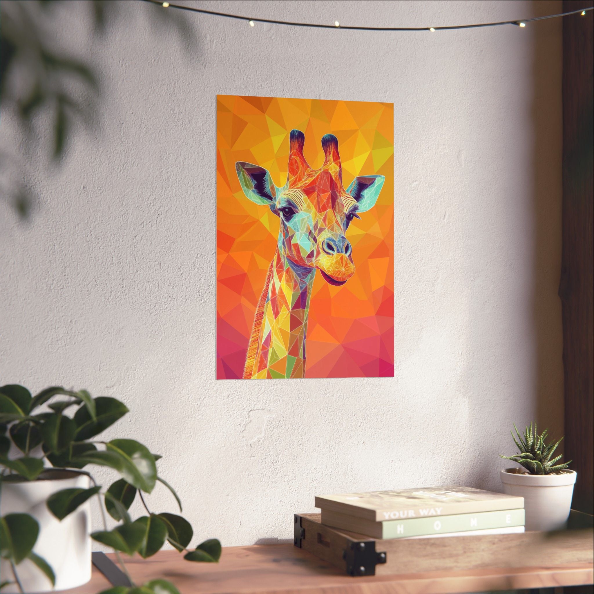 Crystalline Giraffe Poster