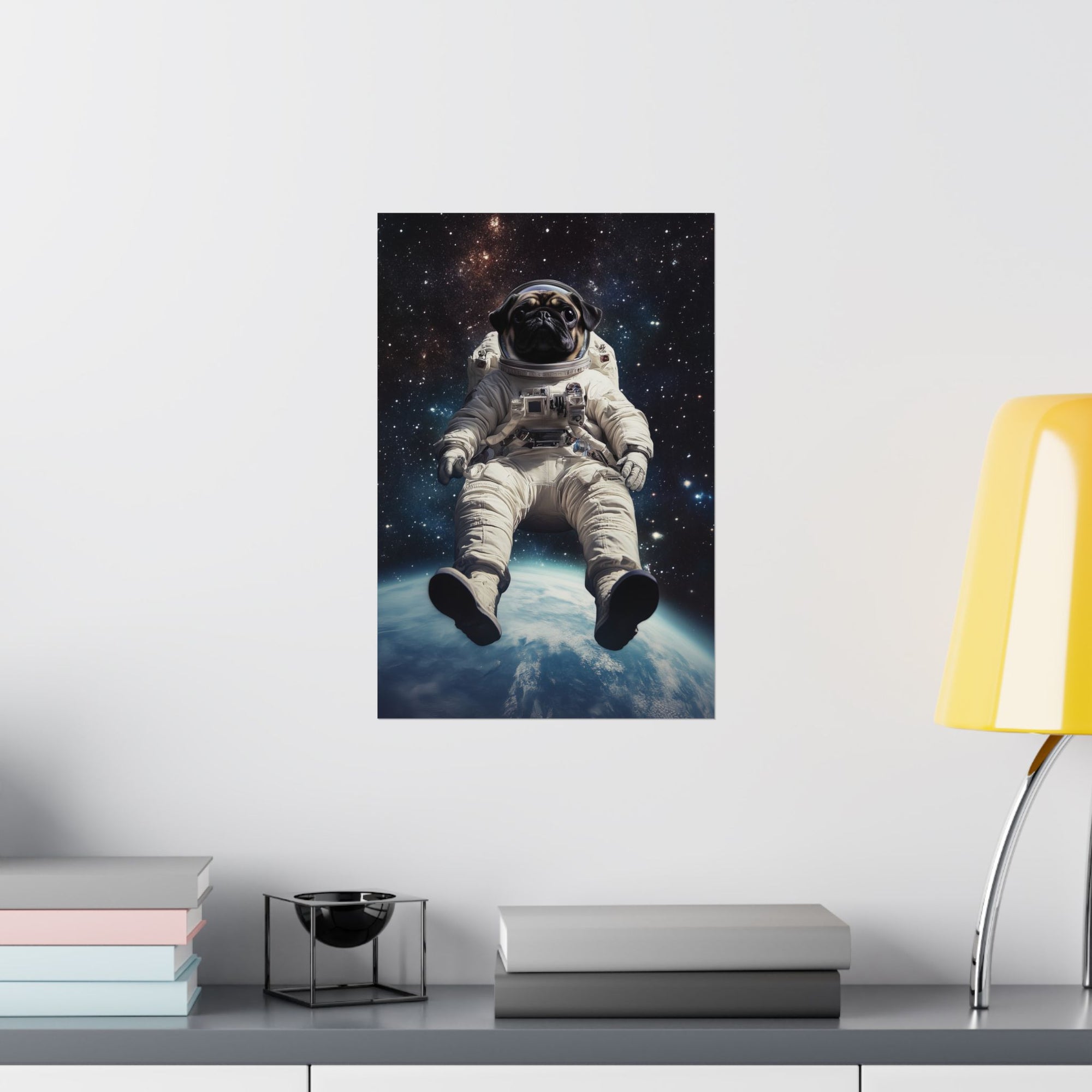 Cosmic Pug Poster