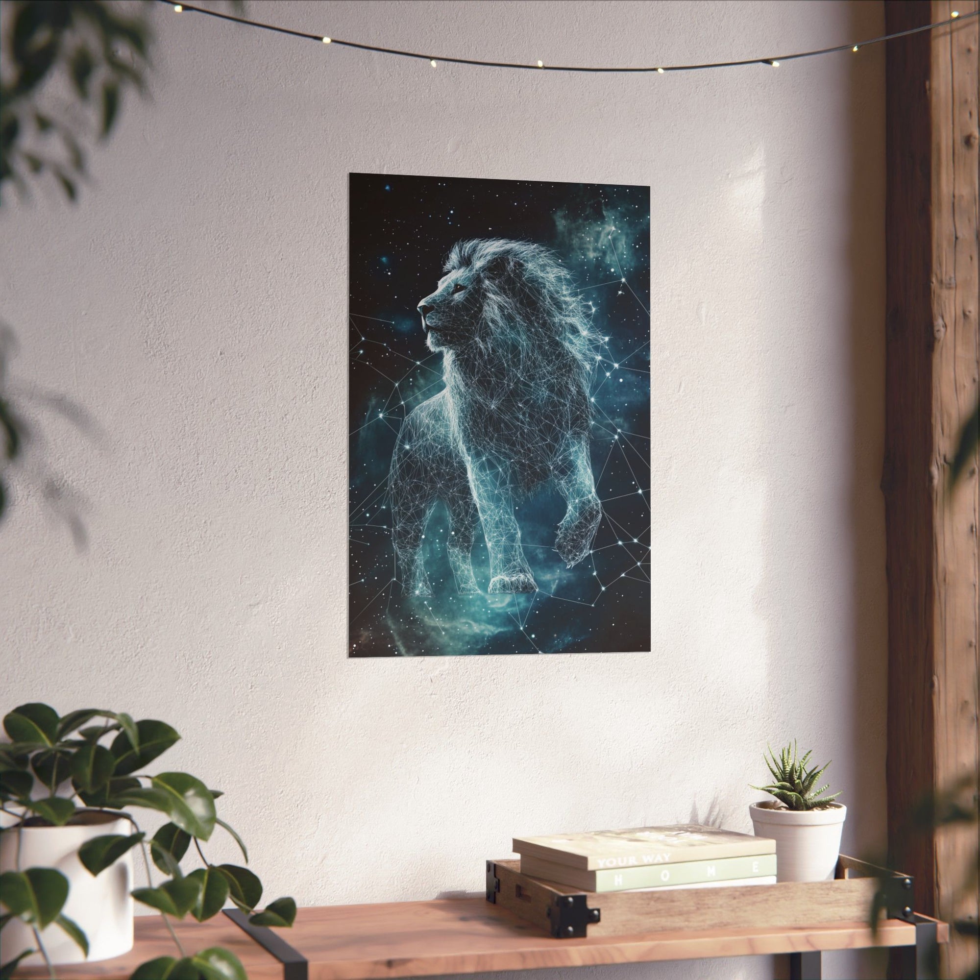 Constellation Lion Poster