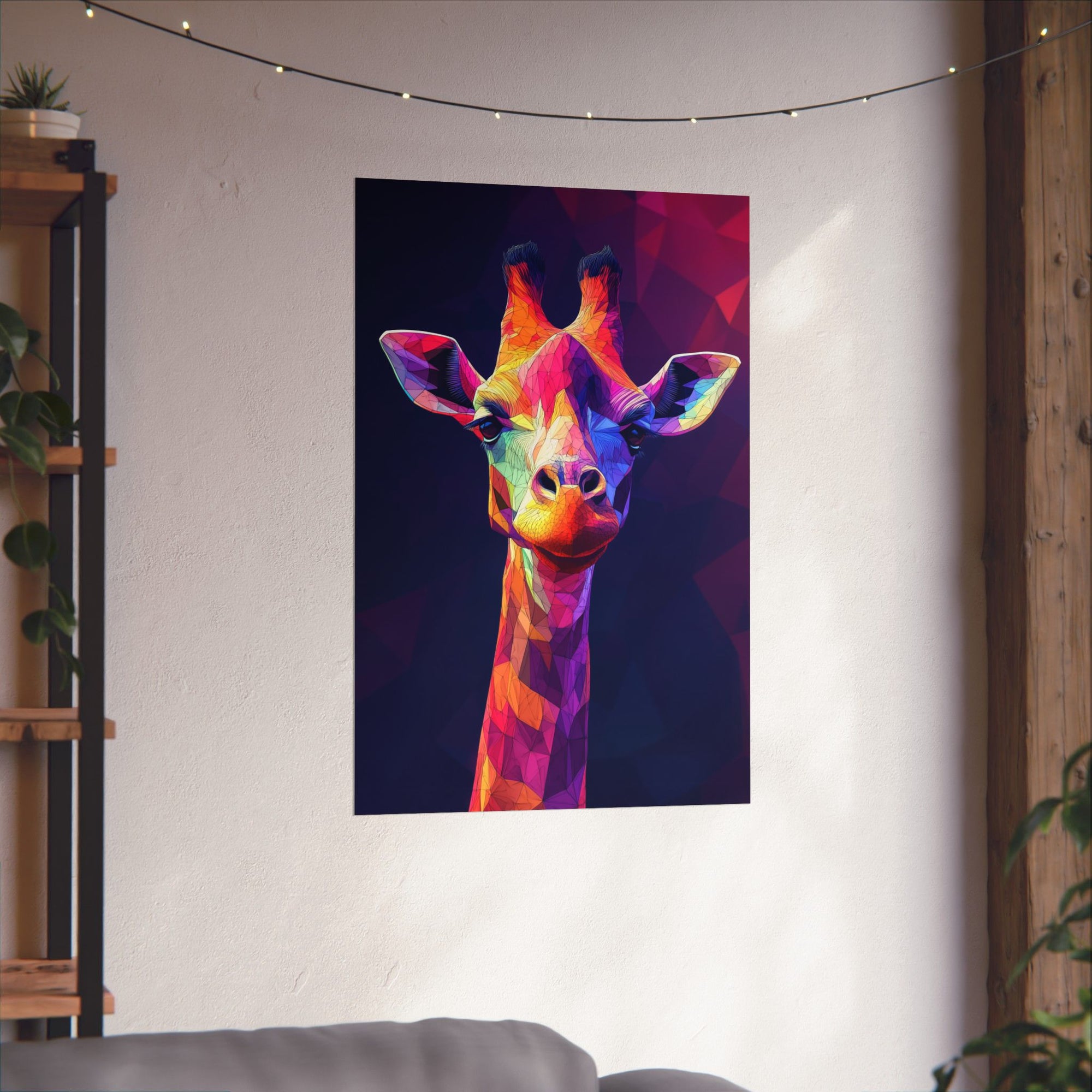 Crystalline Giraffe Poster