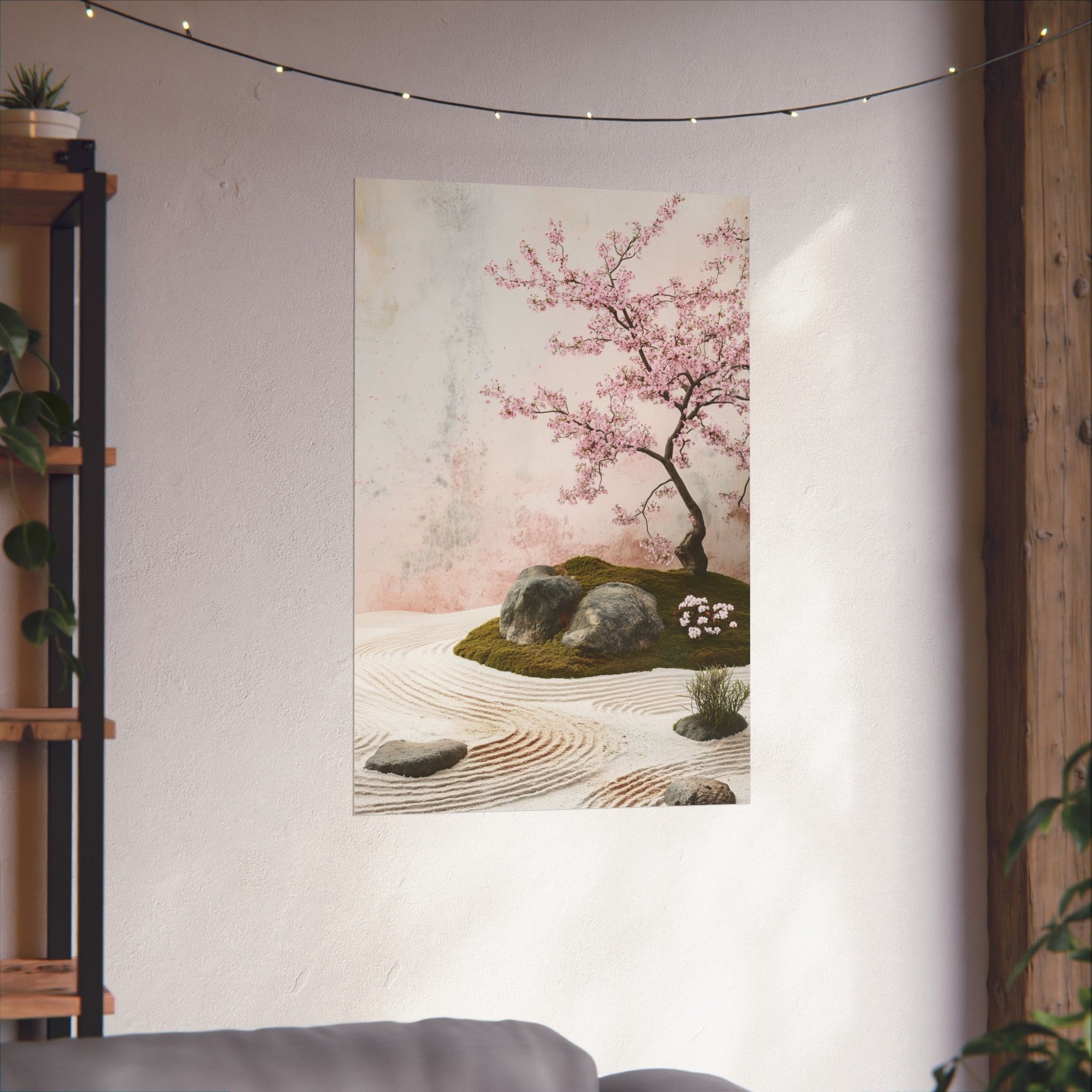 Zen Japanese Garden Poster Wall Art - SynthFrame