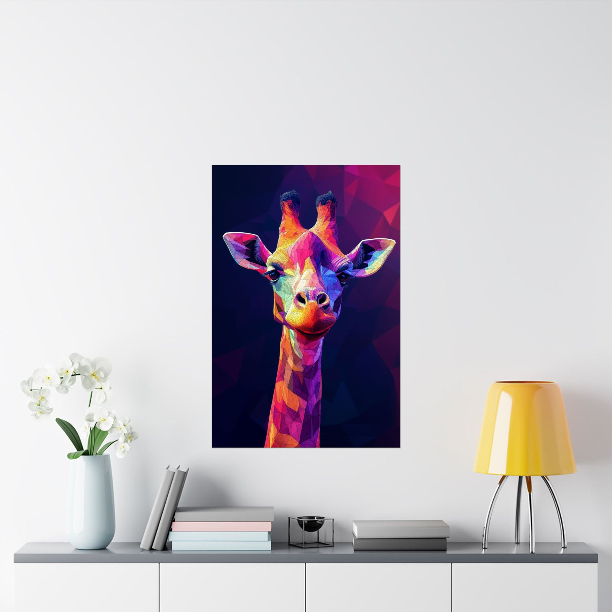 Crystalline Giraffe Poster