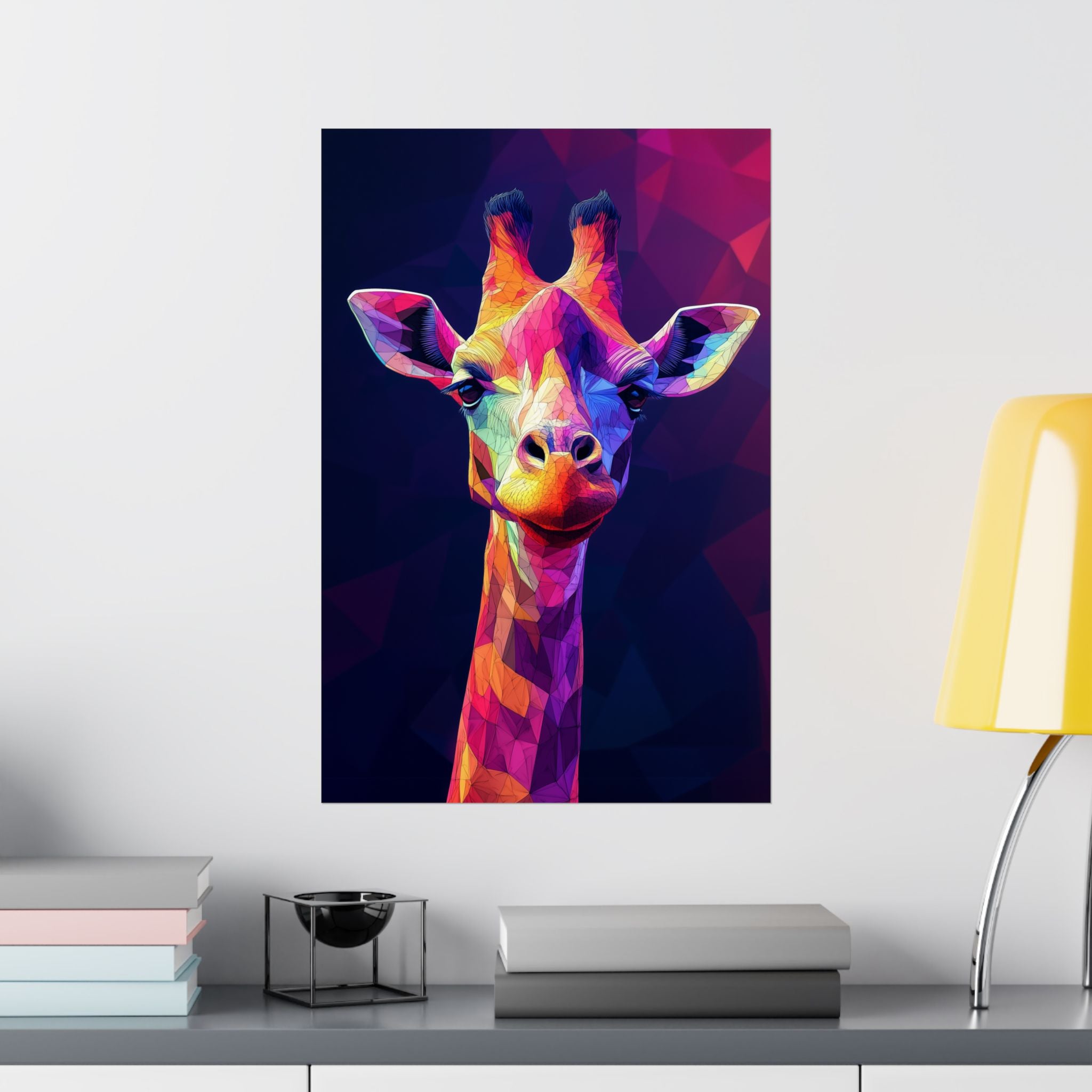 Crystalline Giraffe Poster