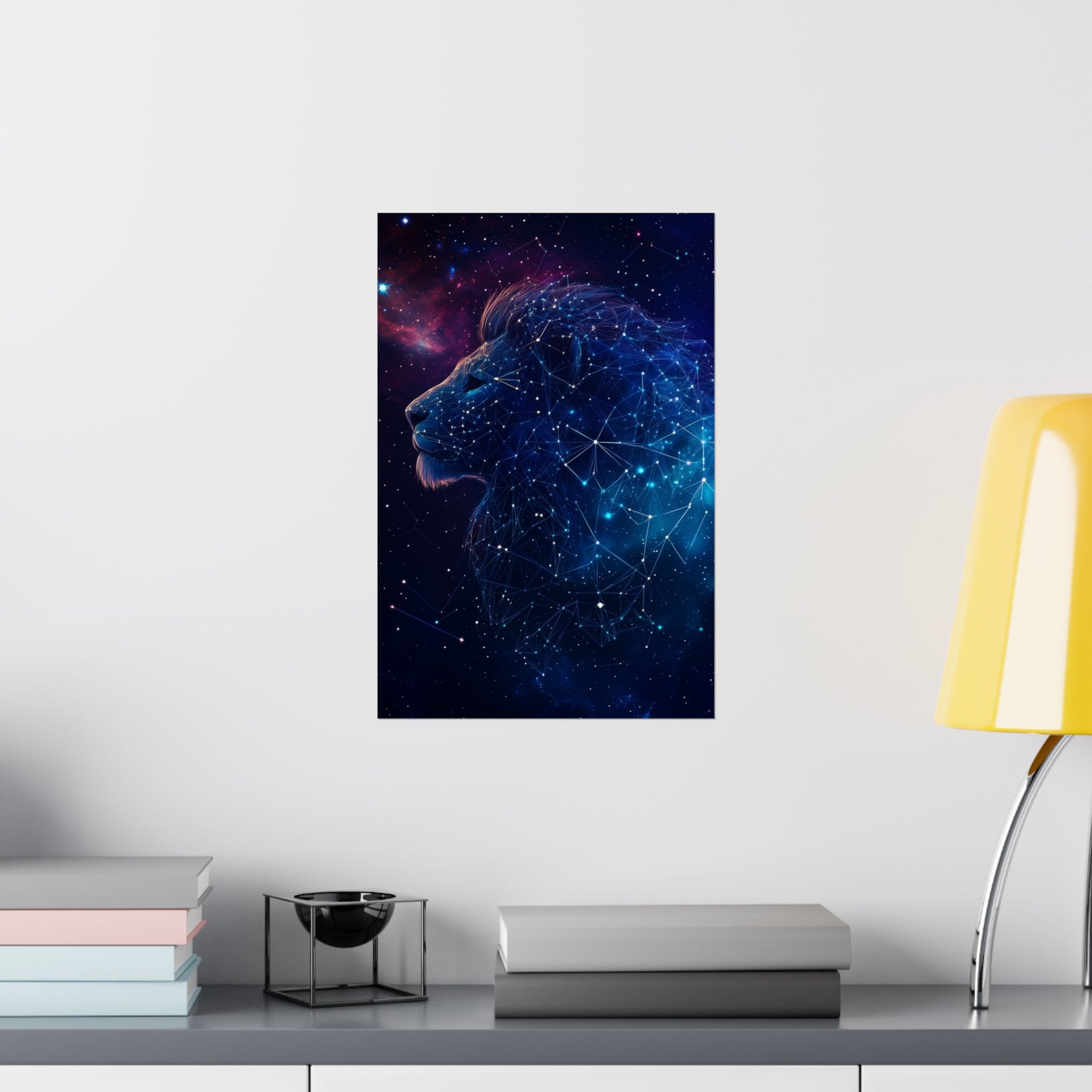 Constellation Lion Poster