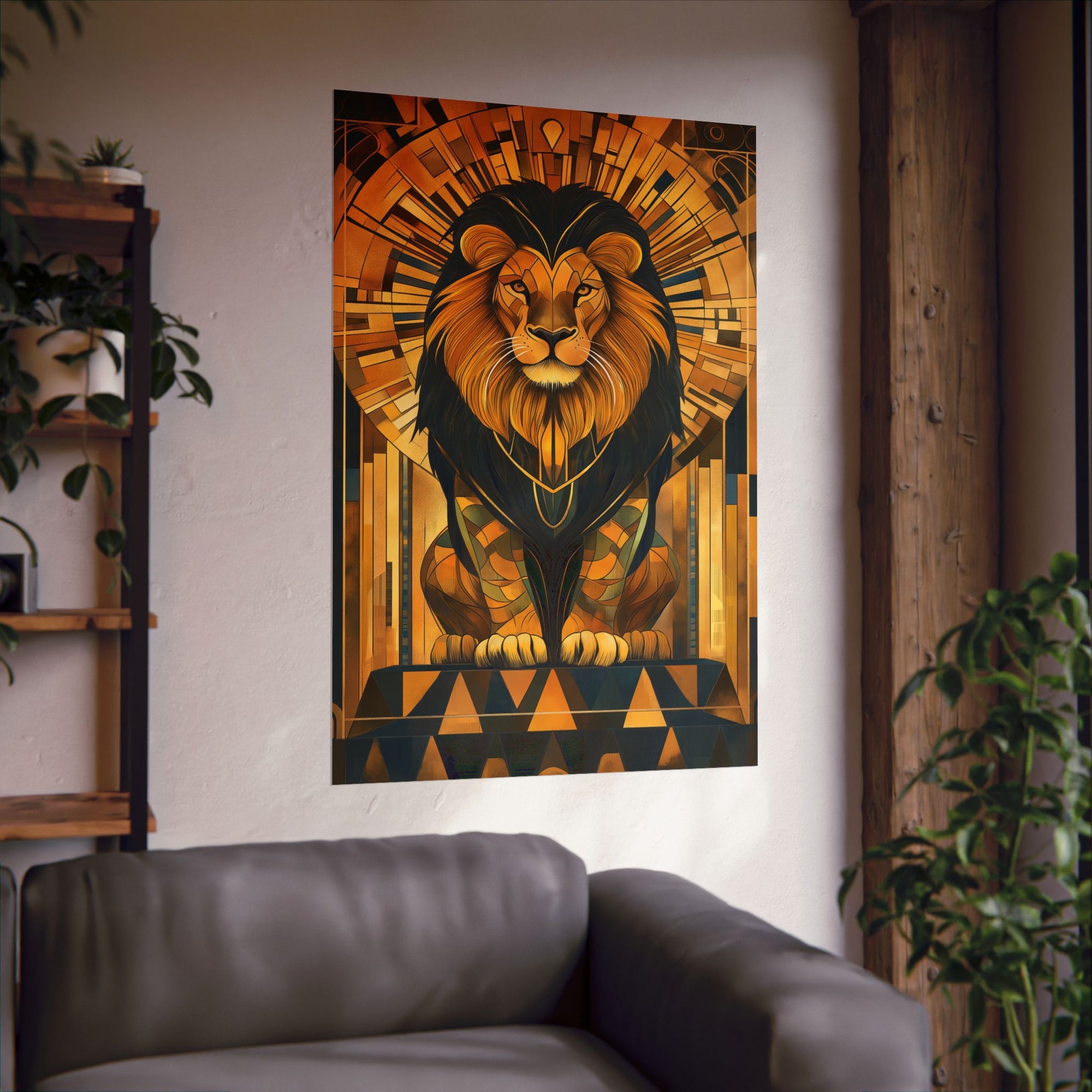 Gilded Lion Poster