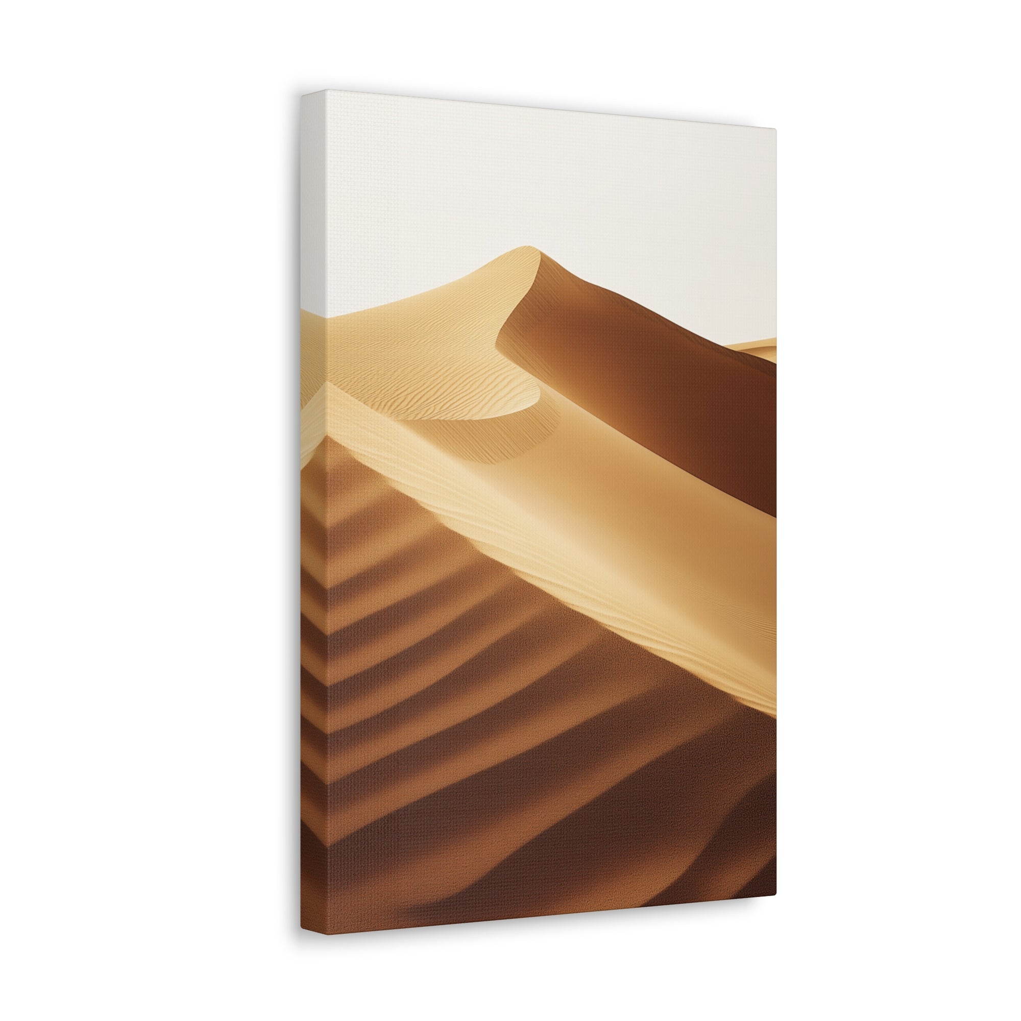 Minimalist Desert Dunes Canvas Wall Art - SynthFrame