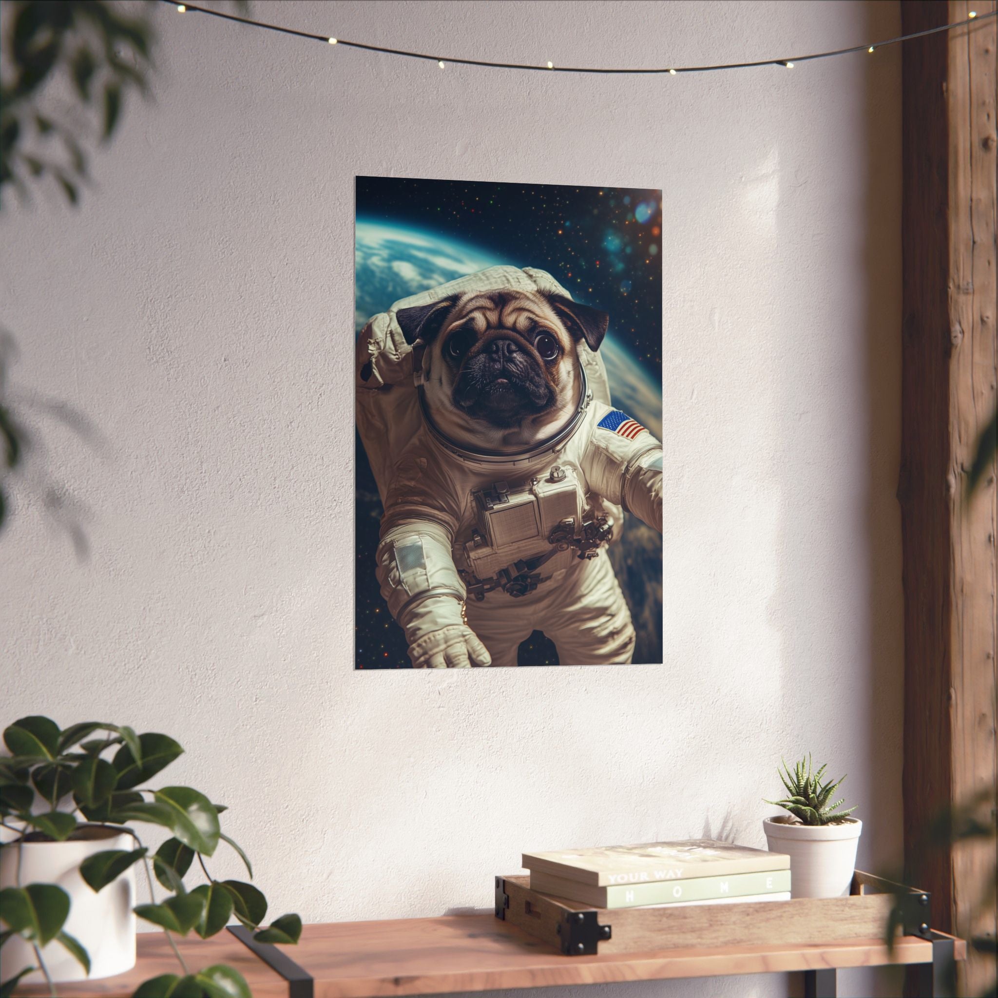 Cosmic Pug Poster