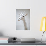 Folded Giraffe Poster